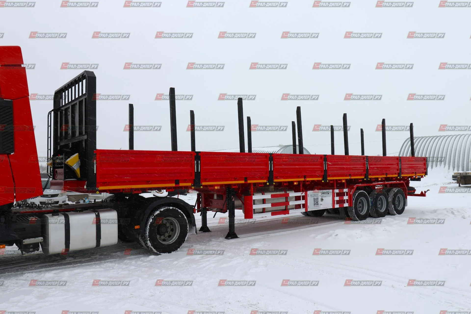 Полуприцеп бортовой Tongyada CTY9603LBS в наличии! - миниатюра 5