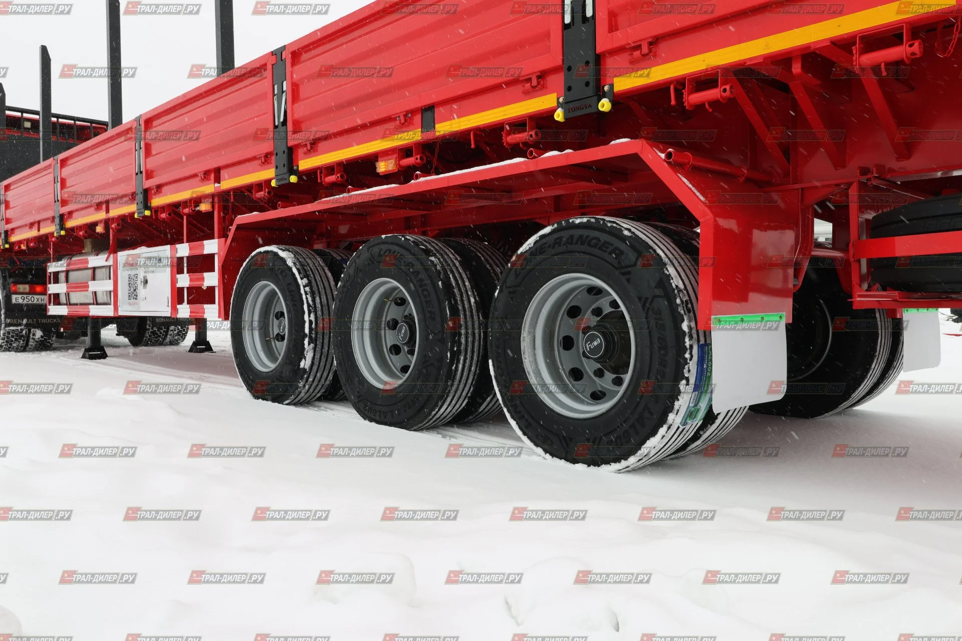 Полуприцеп бортовой Tongyada CTY9603LBS в наличии! - миниатюра 13