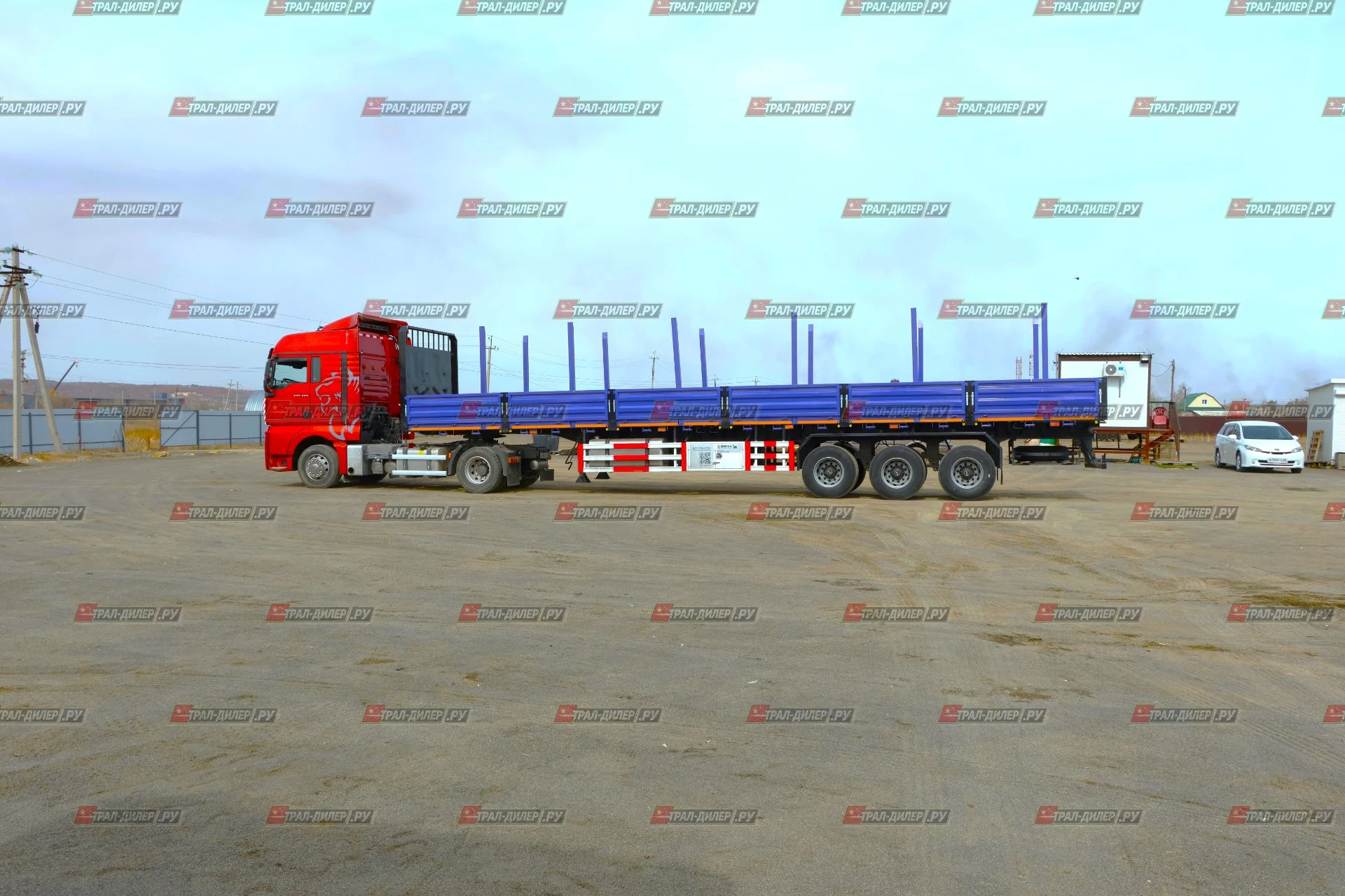 Полуприцеп бортовой Tongyada CTY9603LBS в наличии! - изображение 1