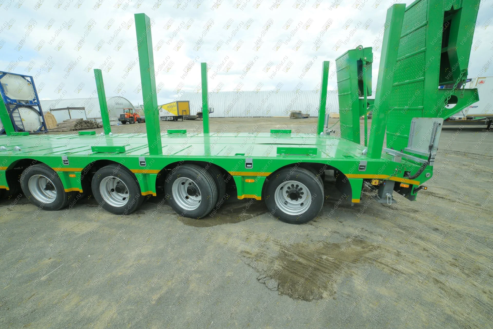 Низкорамный раздвижной (телескопический) трал CIMC (AMUR) LYR9906TDPL - миниатюра 2