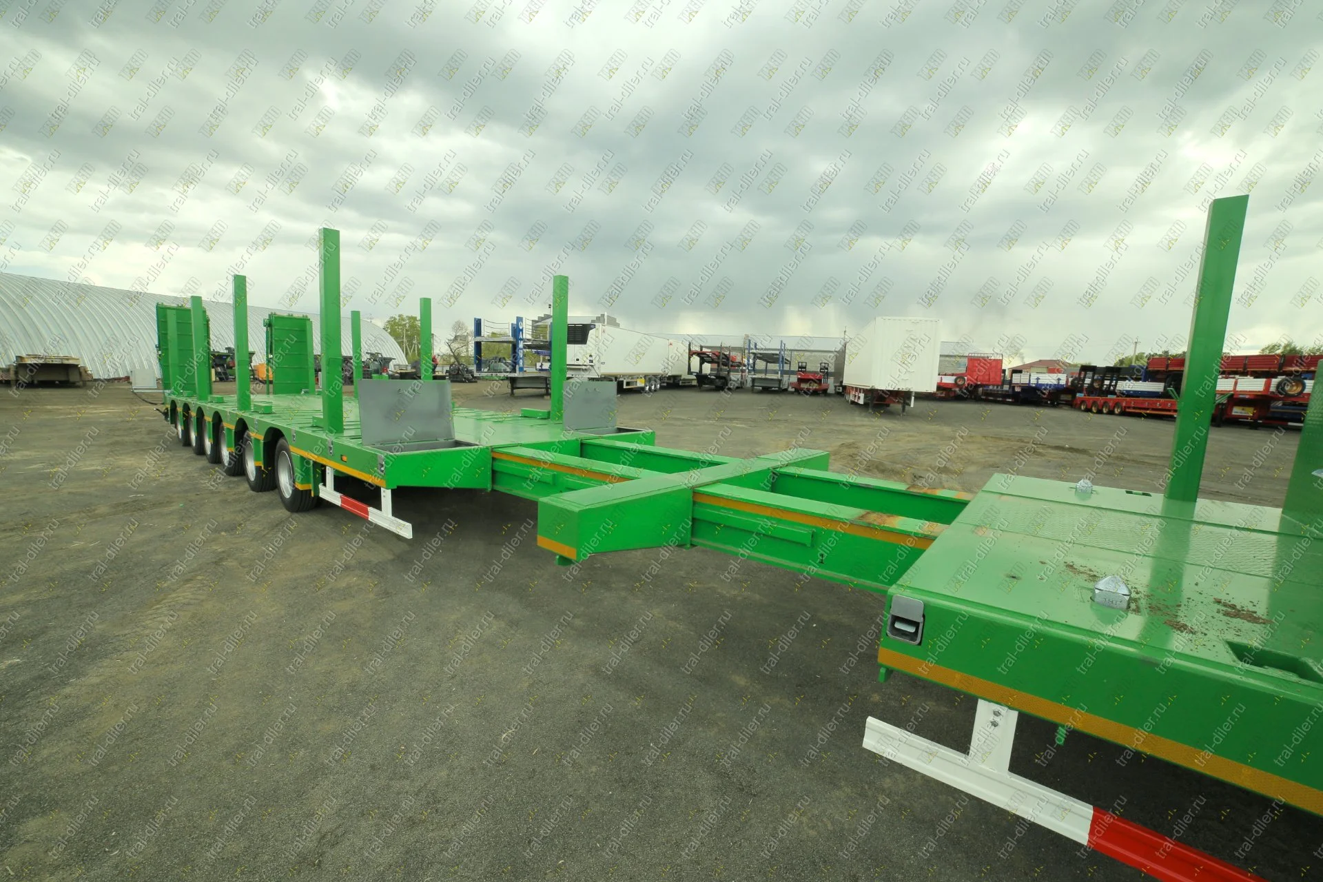 Низкорамный раздвижной (телескопический) трал CIMC (AMUR) LYR9906TDPL - миниатюра 9
