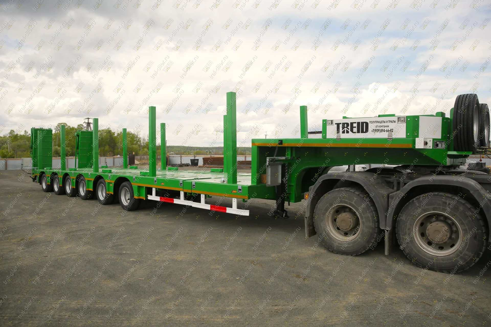 Низкорамный раздвижной (телескопический) трал CIMC (AMUR) LYR9906TDPL - миниатюра 15
