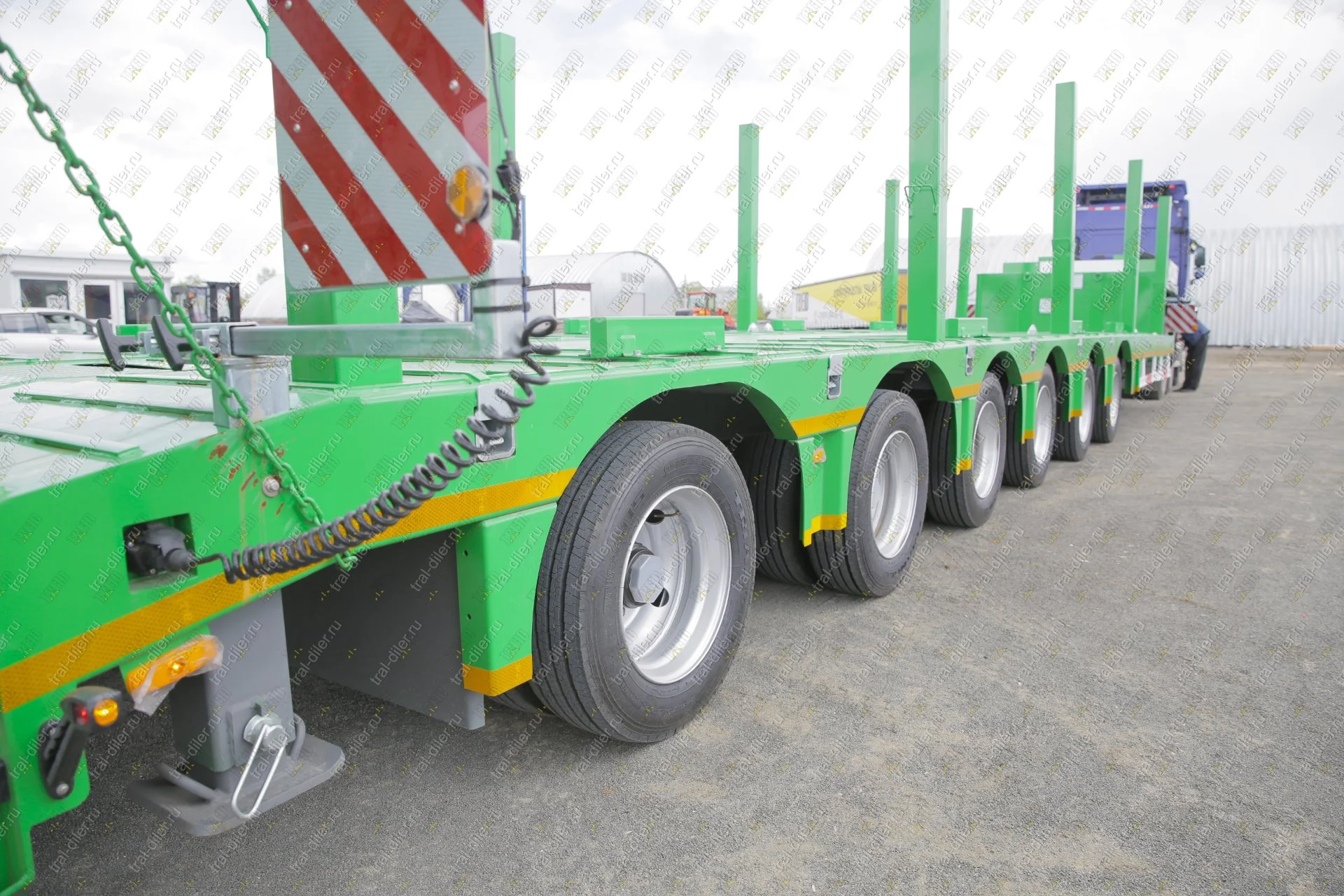 Низкорамный раздвижной (телескопический) трал CIMC (AMUR) LYR9906TDPL - миниатюра 22
