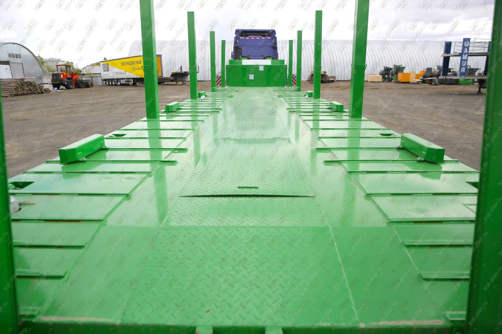 Низкорамный раздвижной (телескопический) трал CIMC (AMUR) LYR9906TDPL - миниатюра 23