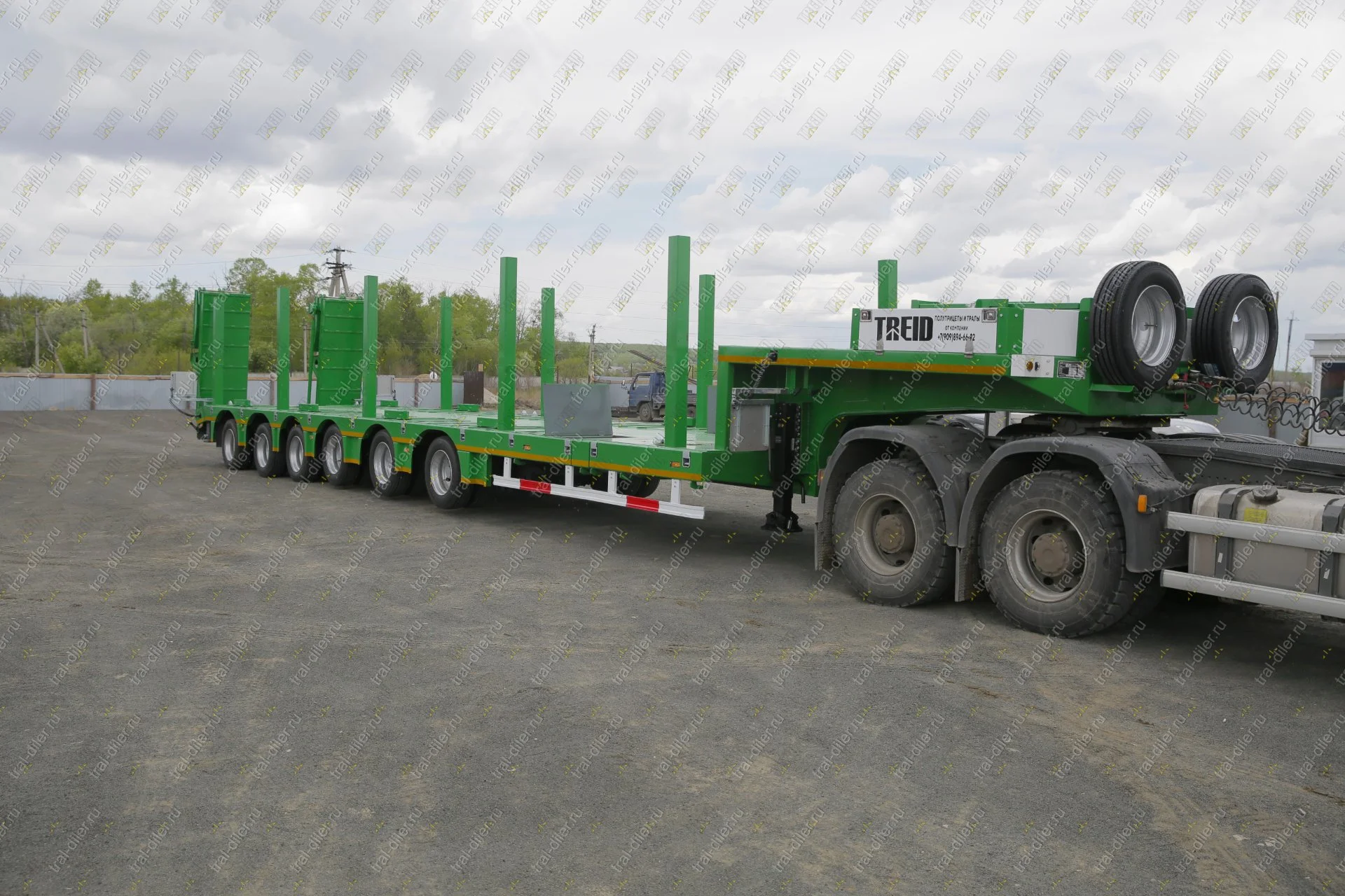 Низкорамный раздвижной (телескопический) трал CIMC (AMUR) LYR9906TDPL - миниатюра 38