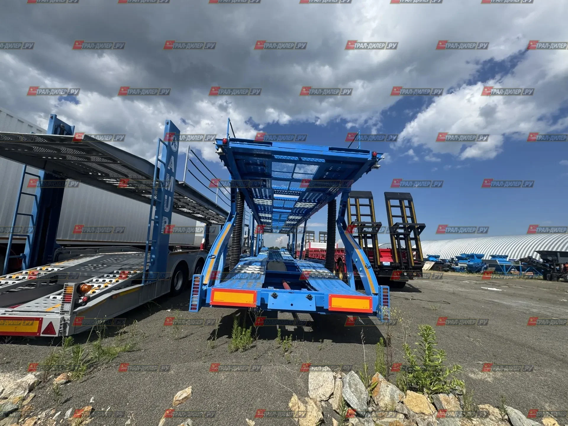 В наличии! Автовоз-контейнеровоз JUYUN LYZ9222TCL 26 г - миниатюра 5
