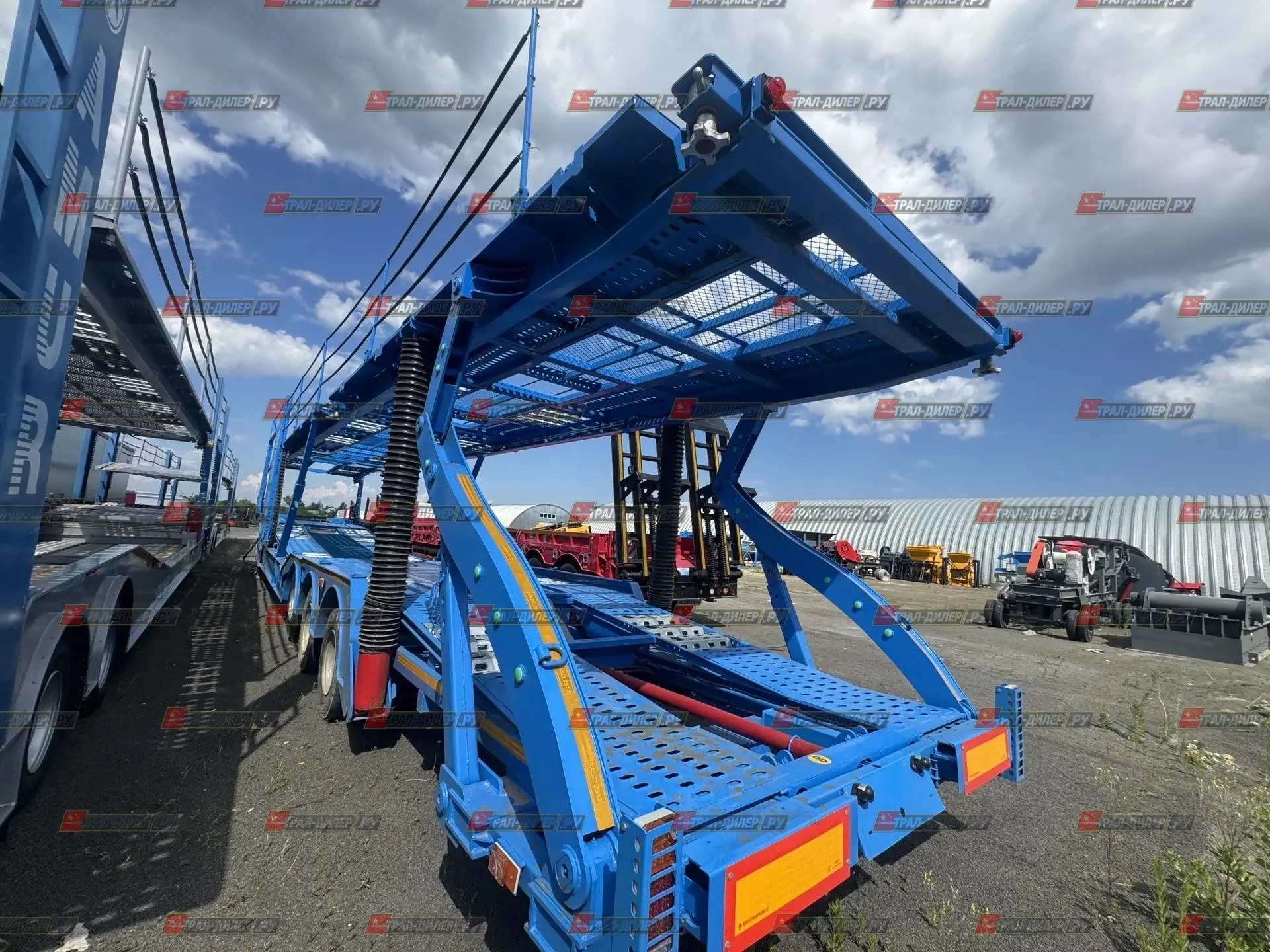 В наличии! Автовоз-контейнеровоз JUYUN LYZ9222TCL 26 г - миниатюра 6