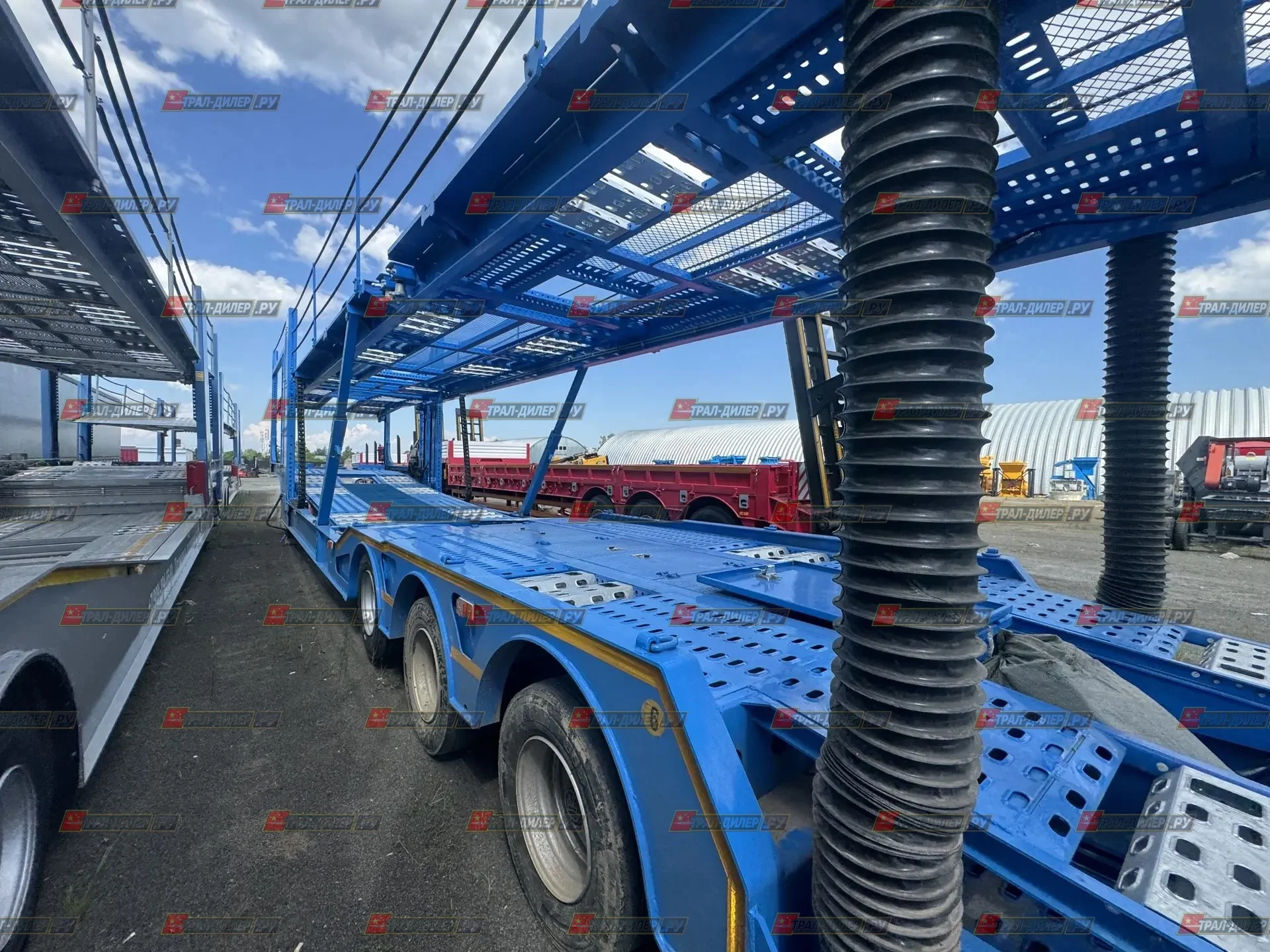 В наличии! Автовоз-контейнеровоз JUYUN LYZ9222TCL 26 г - миниатюра 8