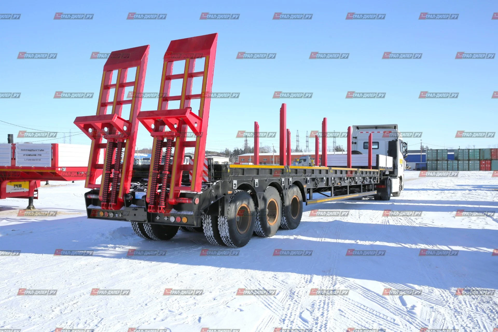 В наличии! Высокорамный  трал Luxuda LZC9302TDP 80 т - миниатюра 5