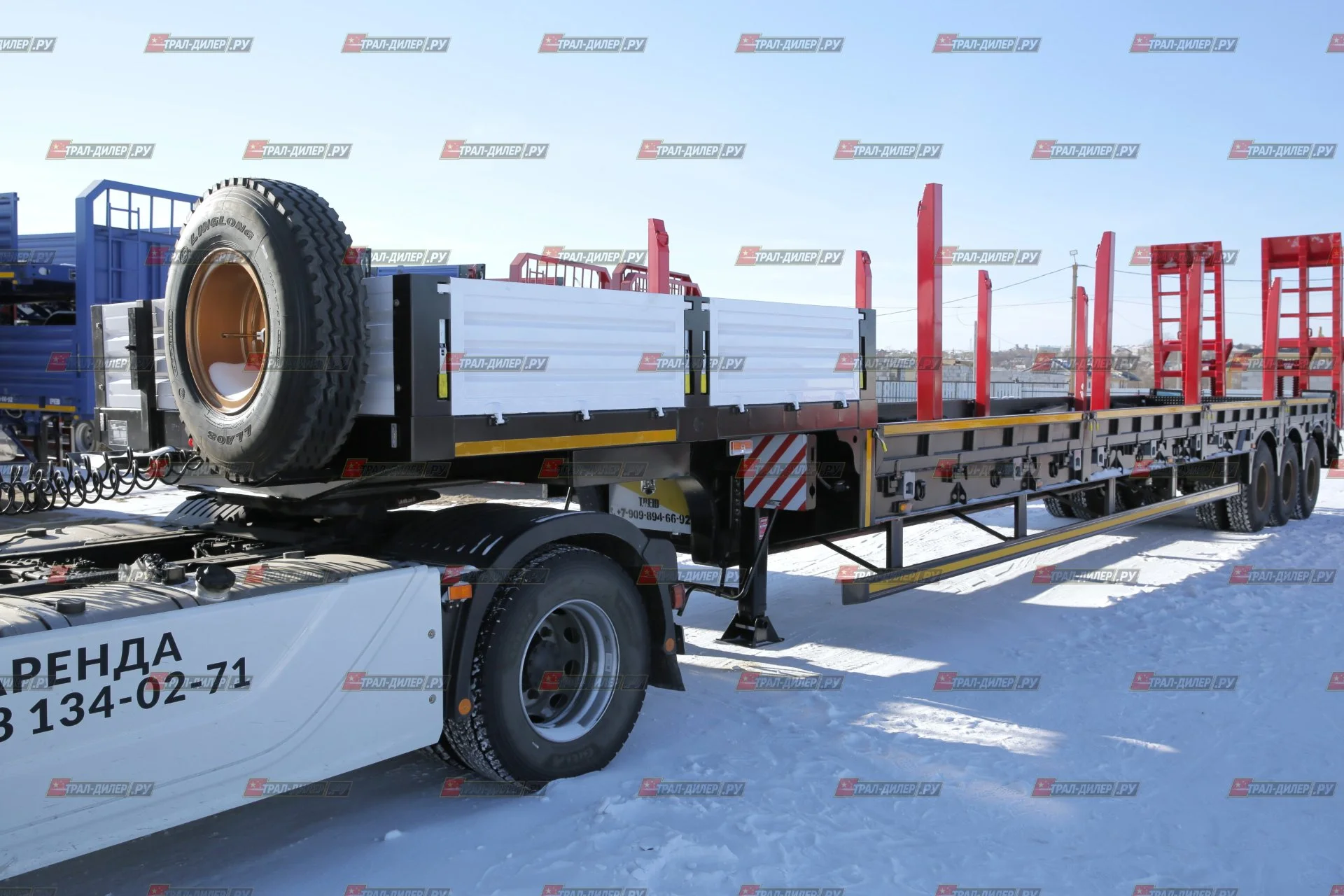 В наличии! Высокорамный  трал Luxuda LZC9302TDP 80 т - миниатюра 17