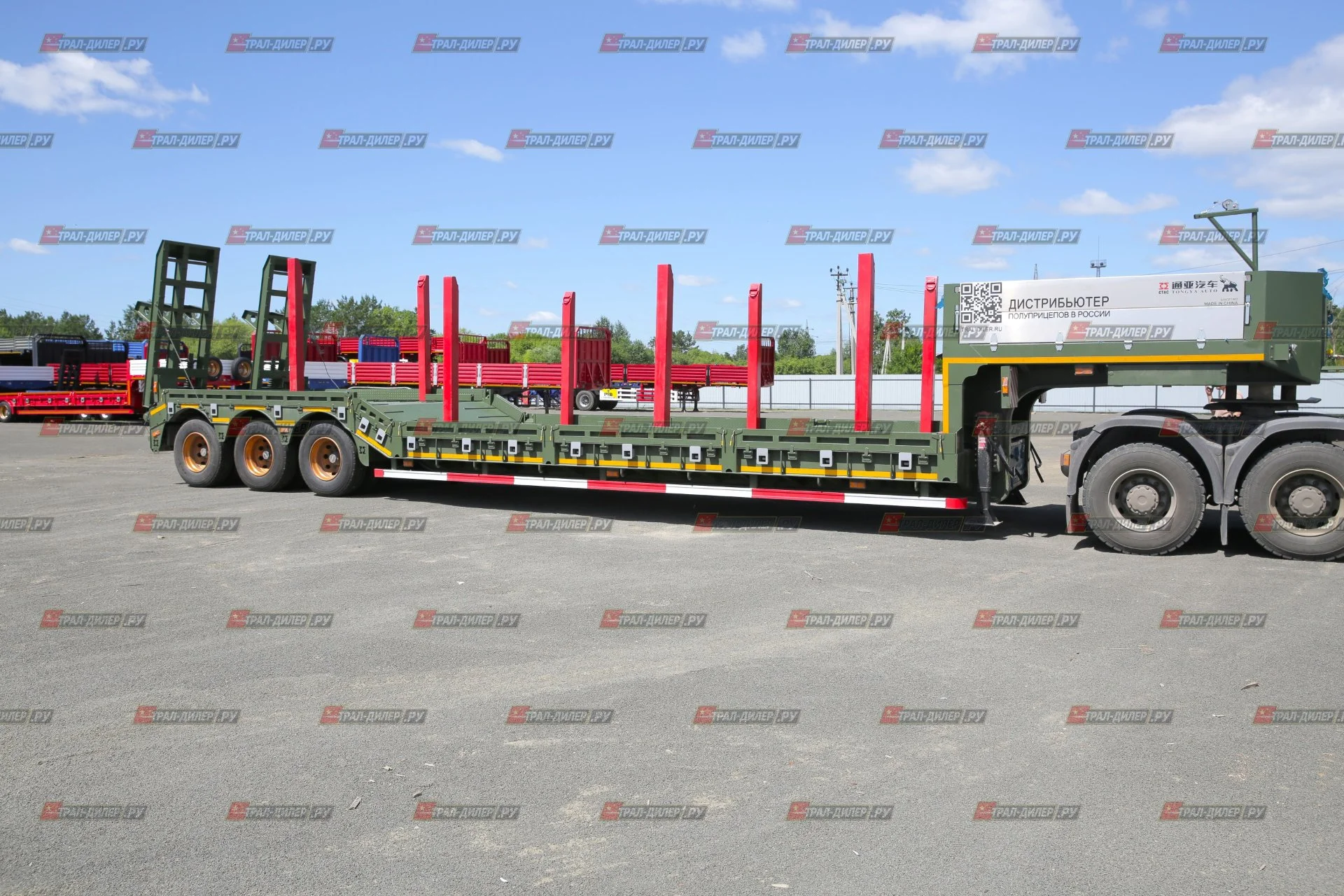 Среднерамный трал-корыто Tongyada CTY9603TDPS 60 т - изображение 1