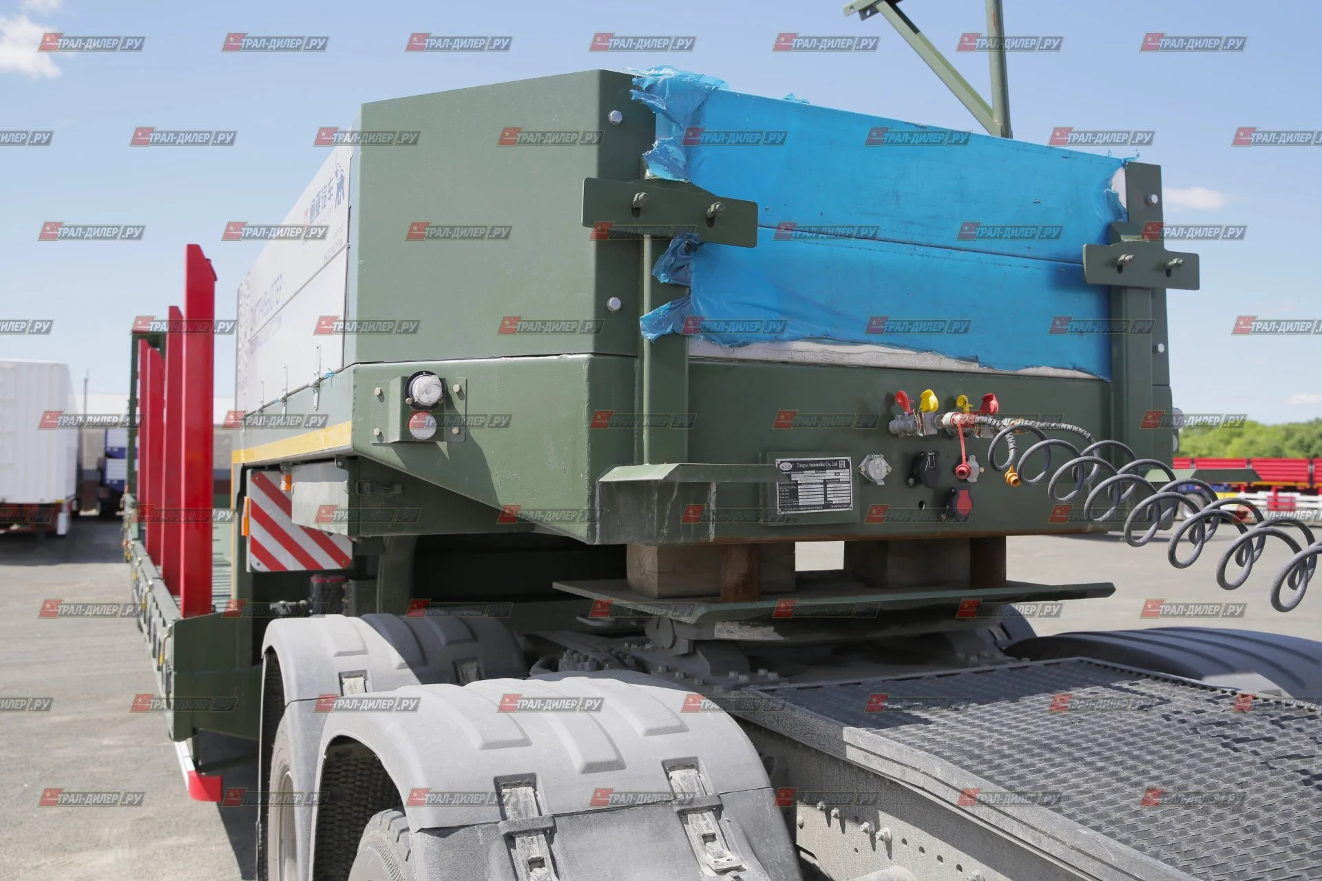 Среднерамный трал-корыто Tongyada CTY9603TDPS 60 т - миниатюра 3