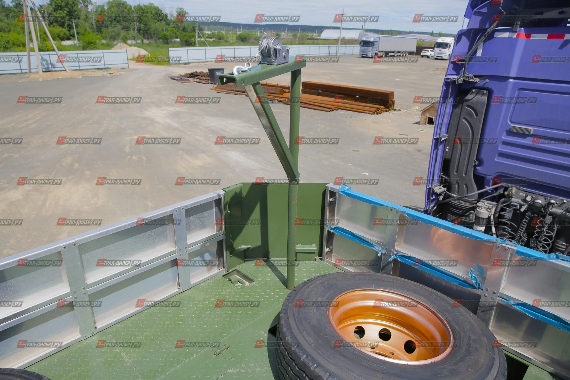 Среднерамный трал-корыто Tongyada CTY9603TDPS 60 т - миниатюра 20