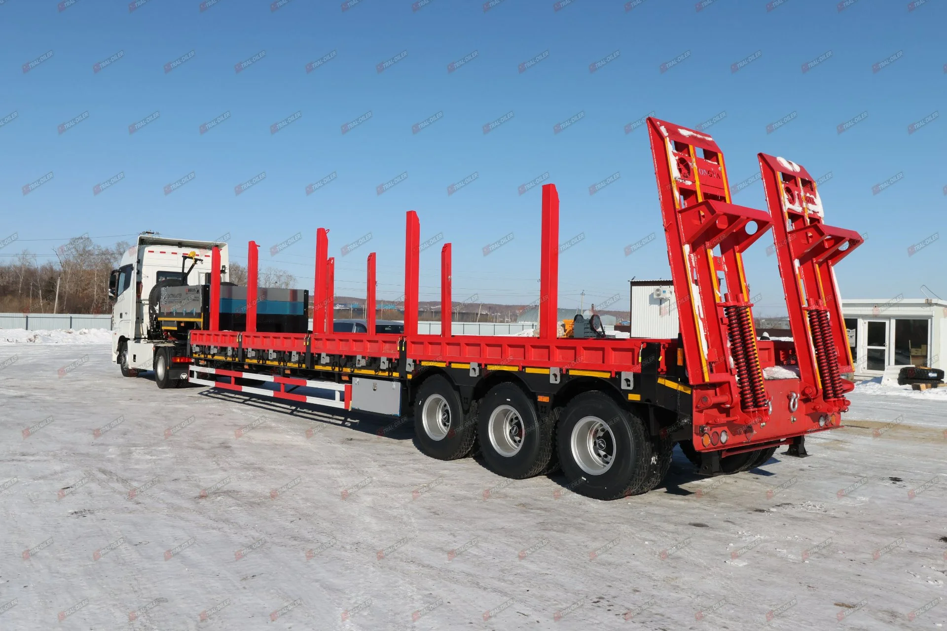Высокорамный тpал Тongyаdа CTY9603TDPS 80 т - миниатюра 6