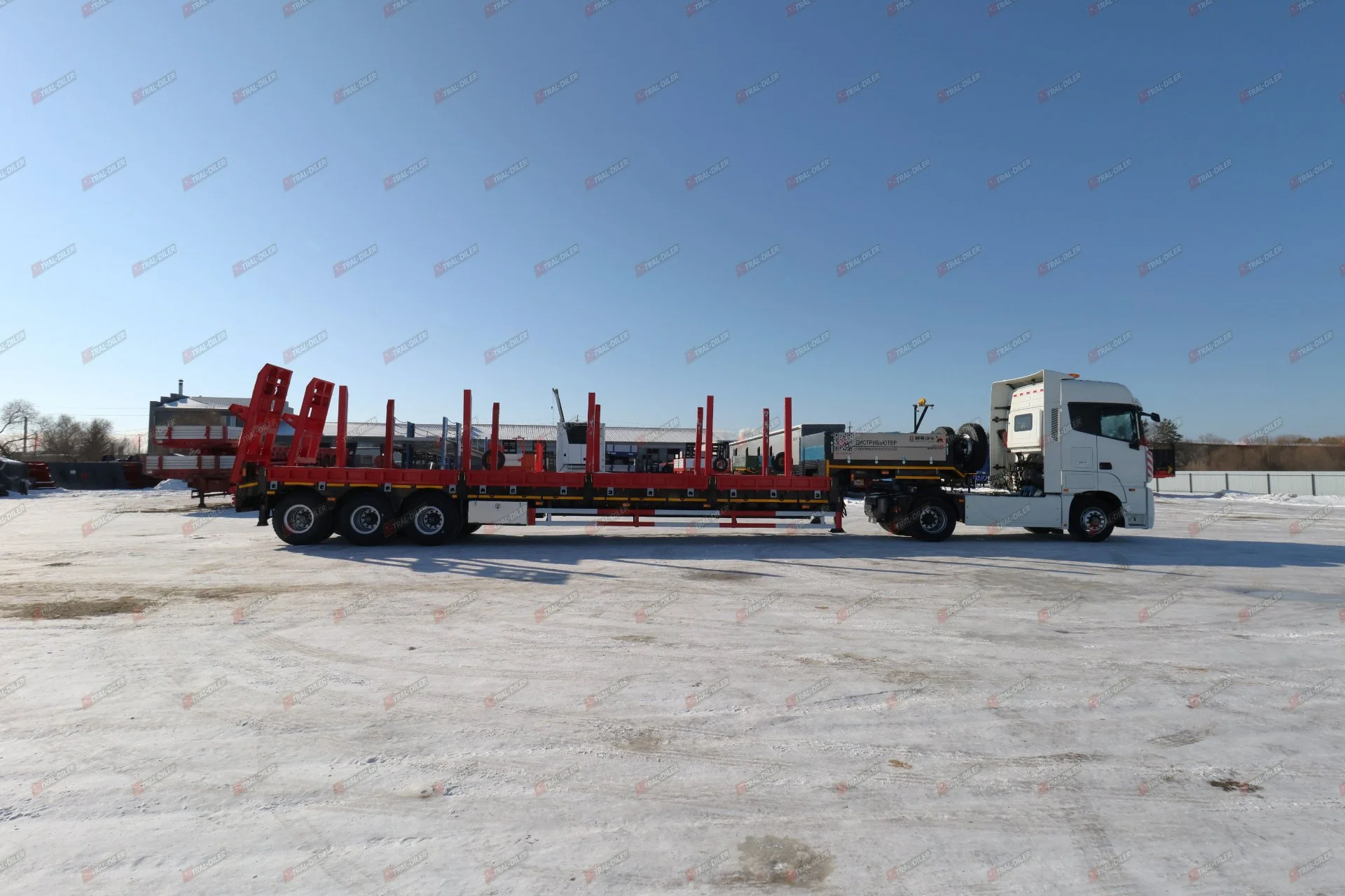 Высокорамный тpал Тongyаdа CTY9603TDPS 80 т - миниатюра 7