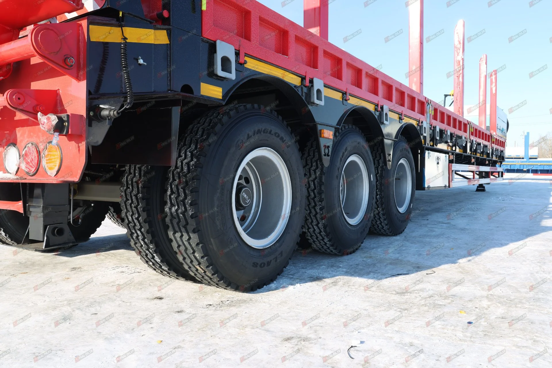 Высокорамный тpал Тongyаdа CTY9603TDPS 80 т - миниатюра 14