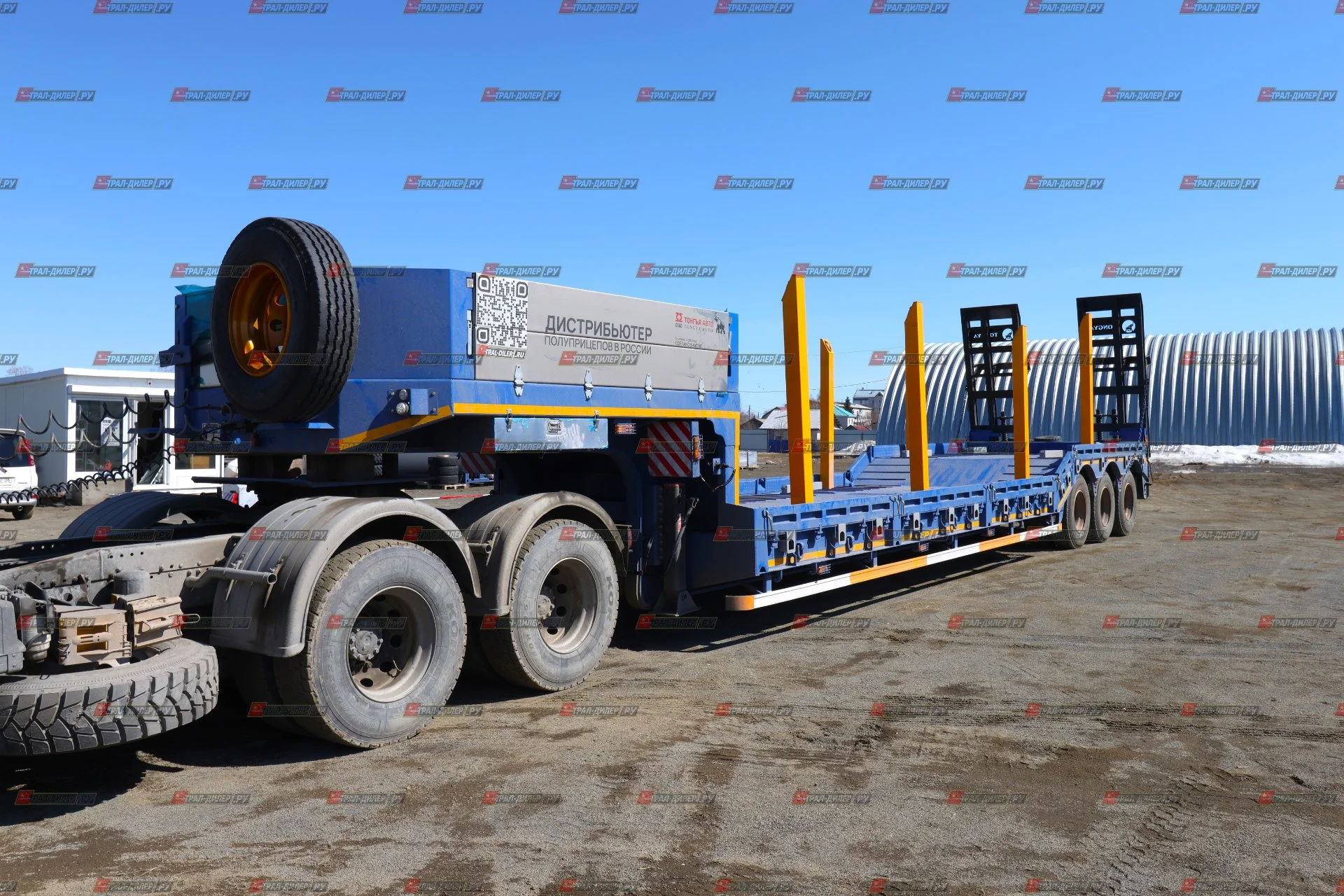 Трал (корыто закрытые колеса)марки     TONGYADA CTY9603TDPS - миниатюра 3
