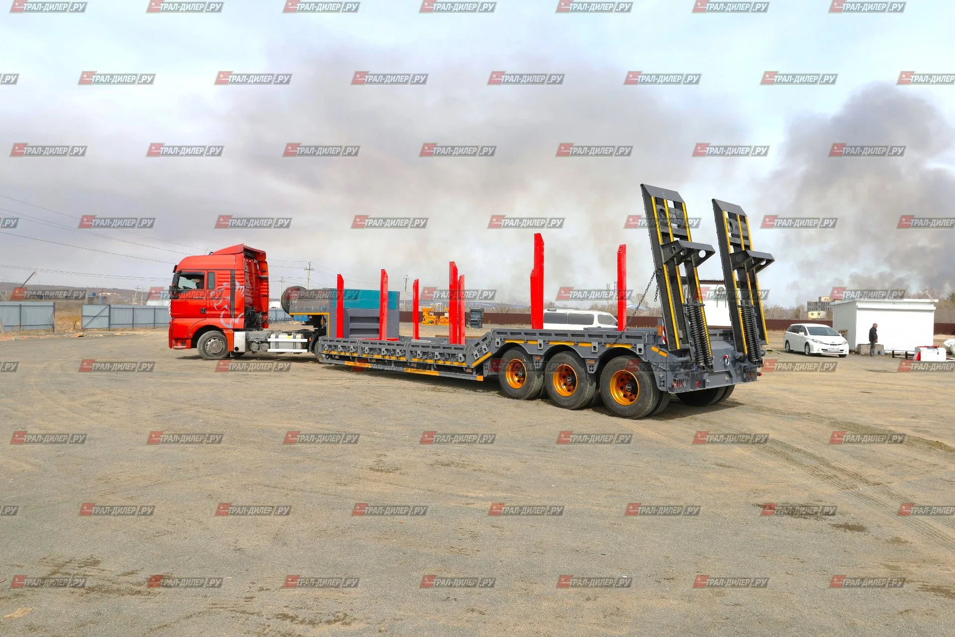 Трал (корыто закрытые колеса)марки TONGYADA CTY9603TDPS - миниатюра 2