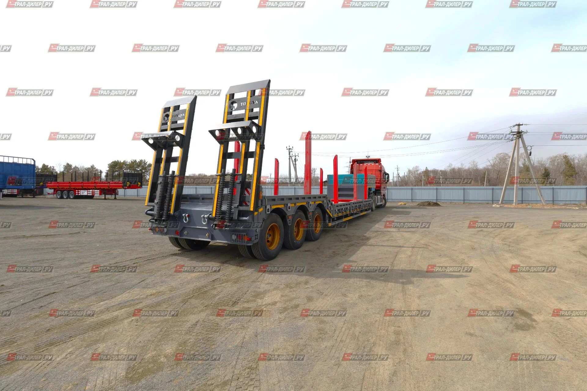 Трал (корыто закрытые колеса)марки TONGYADA CTY9603TDPS - миниатюра 4