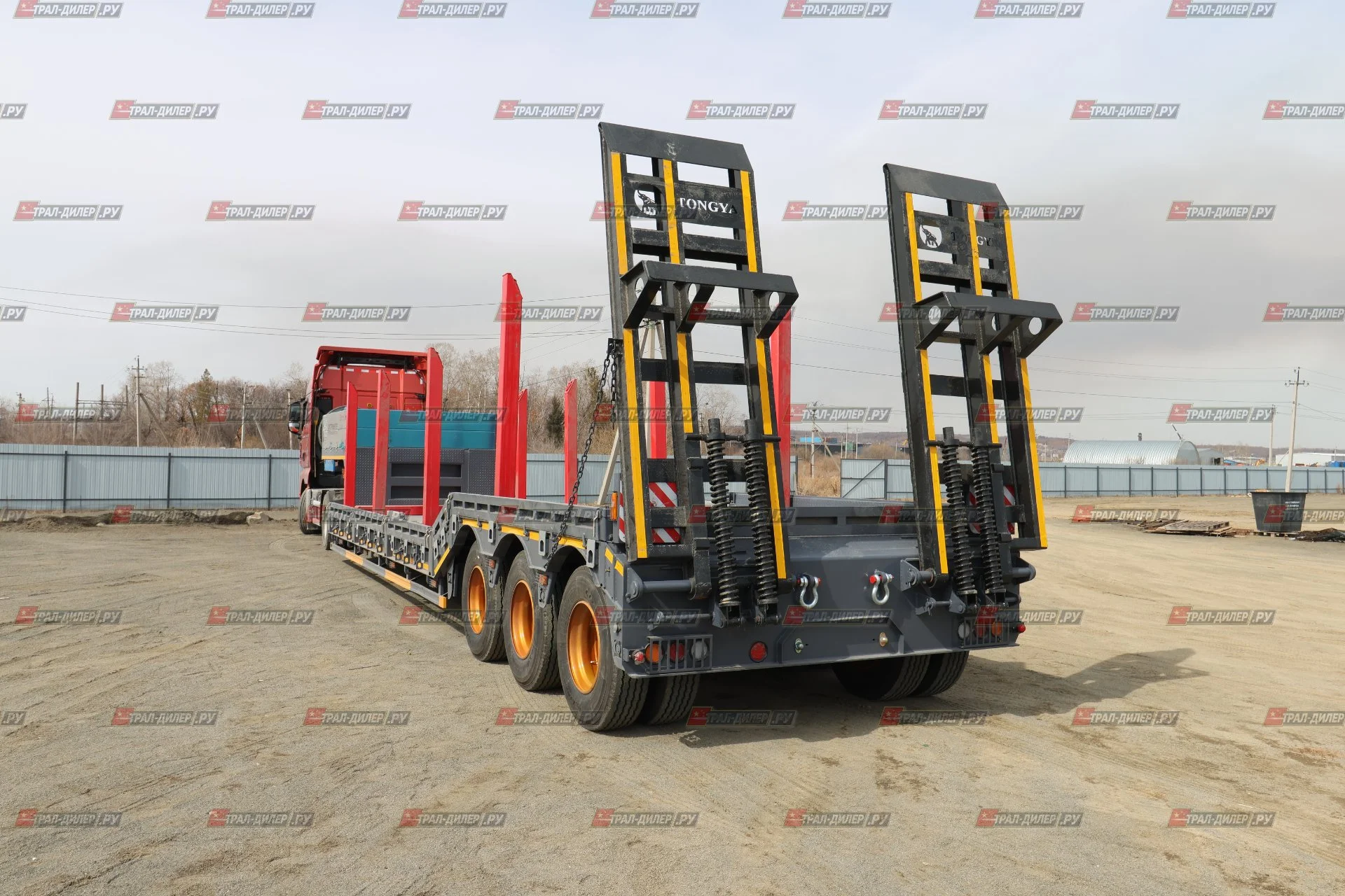 Трал (корыто закрытые колеса)марки TONGYADA CTY9603TDPS - миниатюра 7