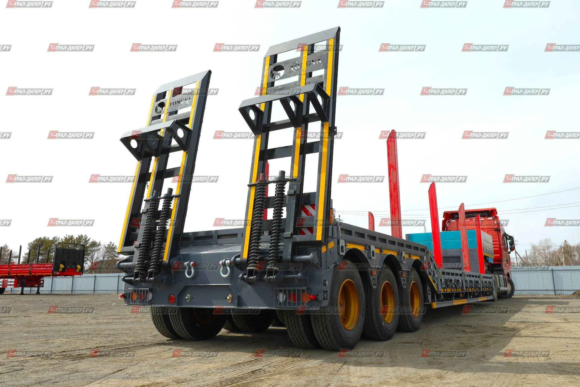 Трал (корыто закрытые колеса)марки TONGYADA CTY9603TDPS - миниатюра 8