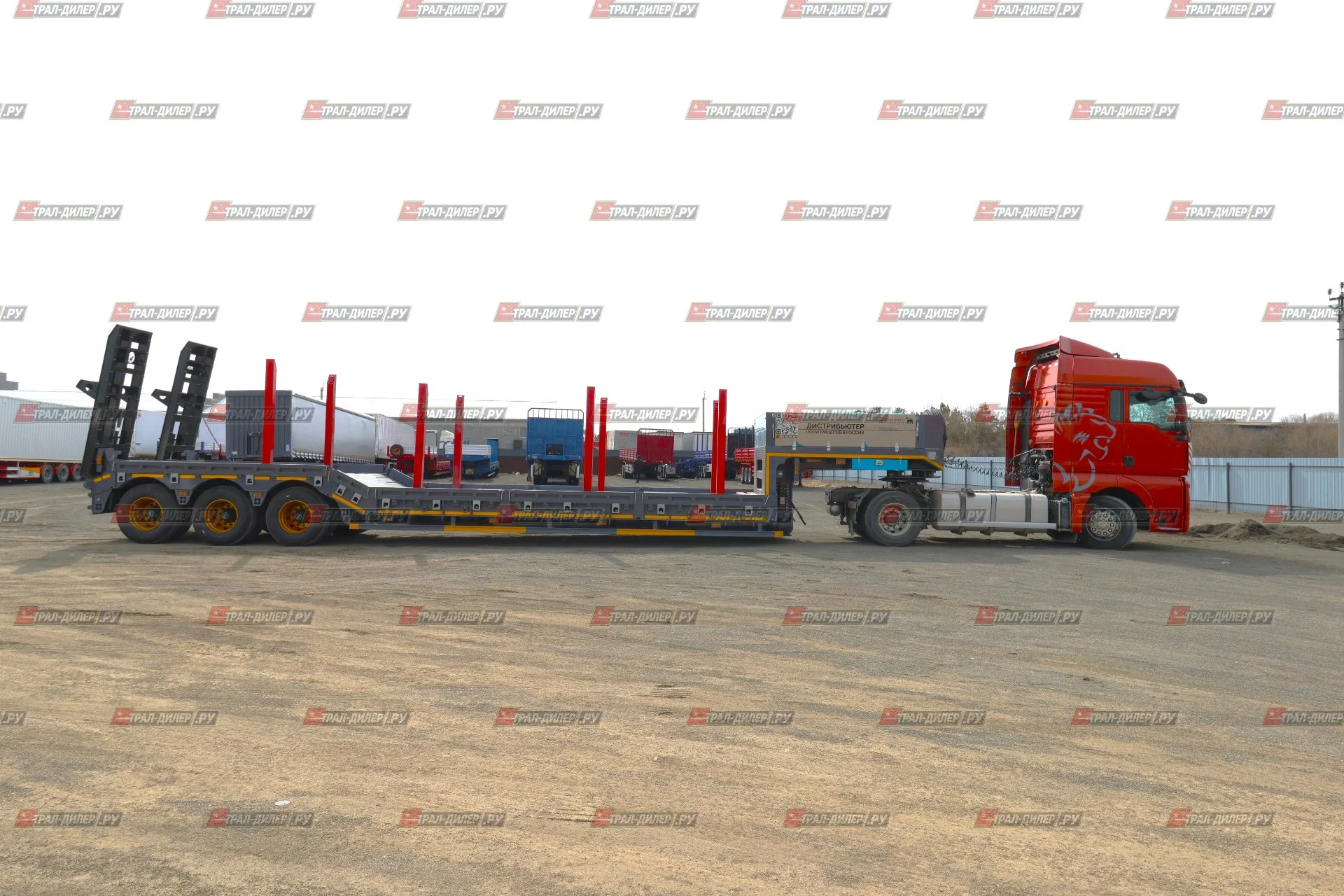 Трал (корыто закрытые колеса)марки TONGYADA CTY9603TDPS - миниатюра 9