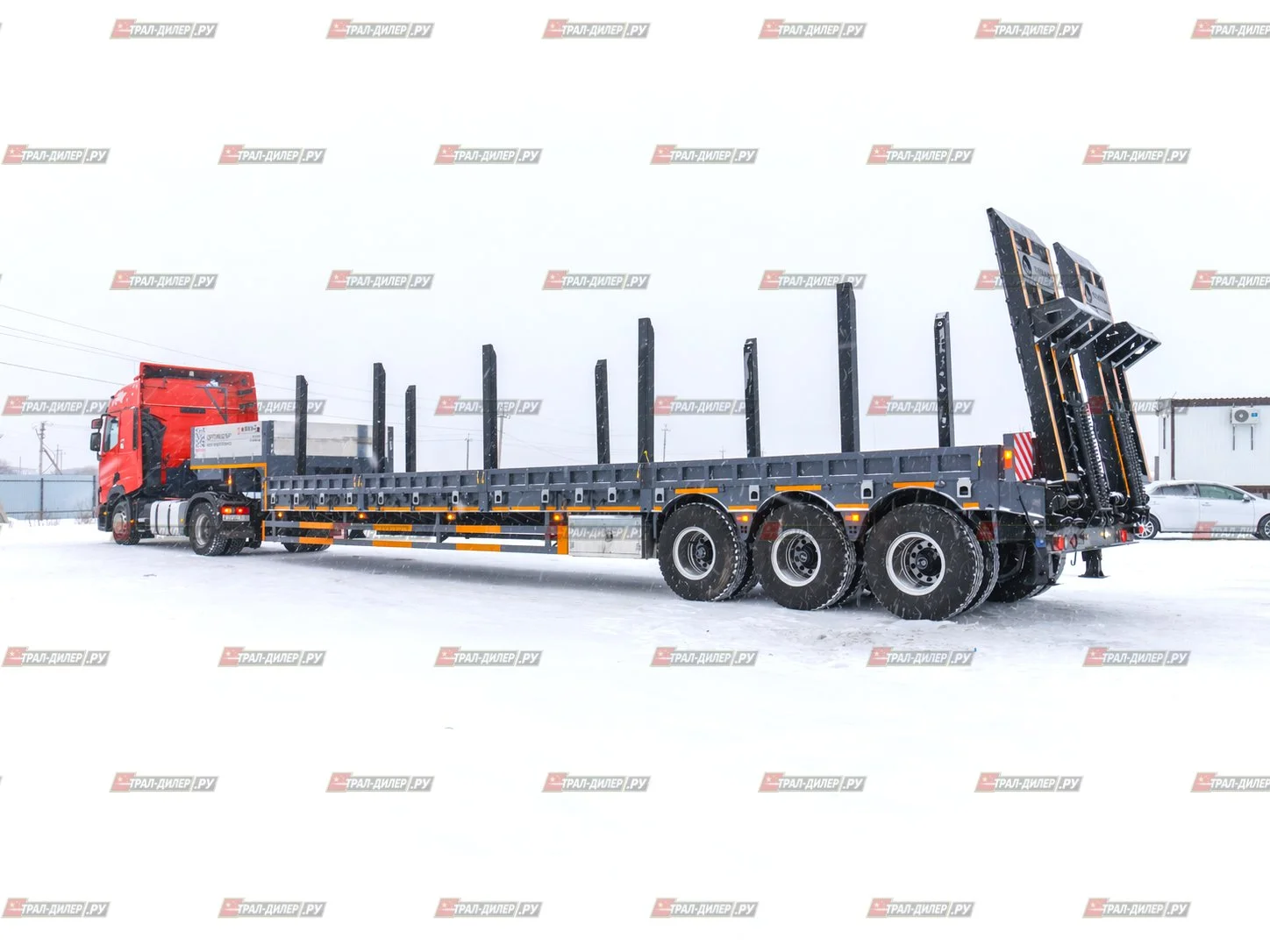 Высокорамный трал Tongyada CTY9603TDPS 80 т - миниатюра 2
