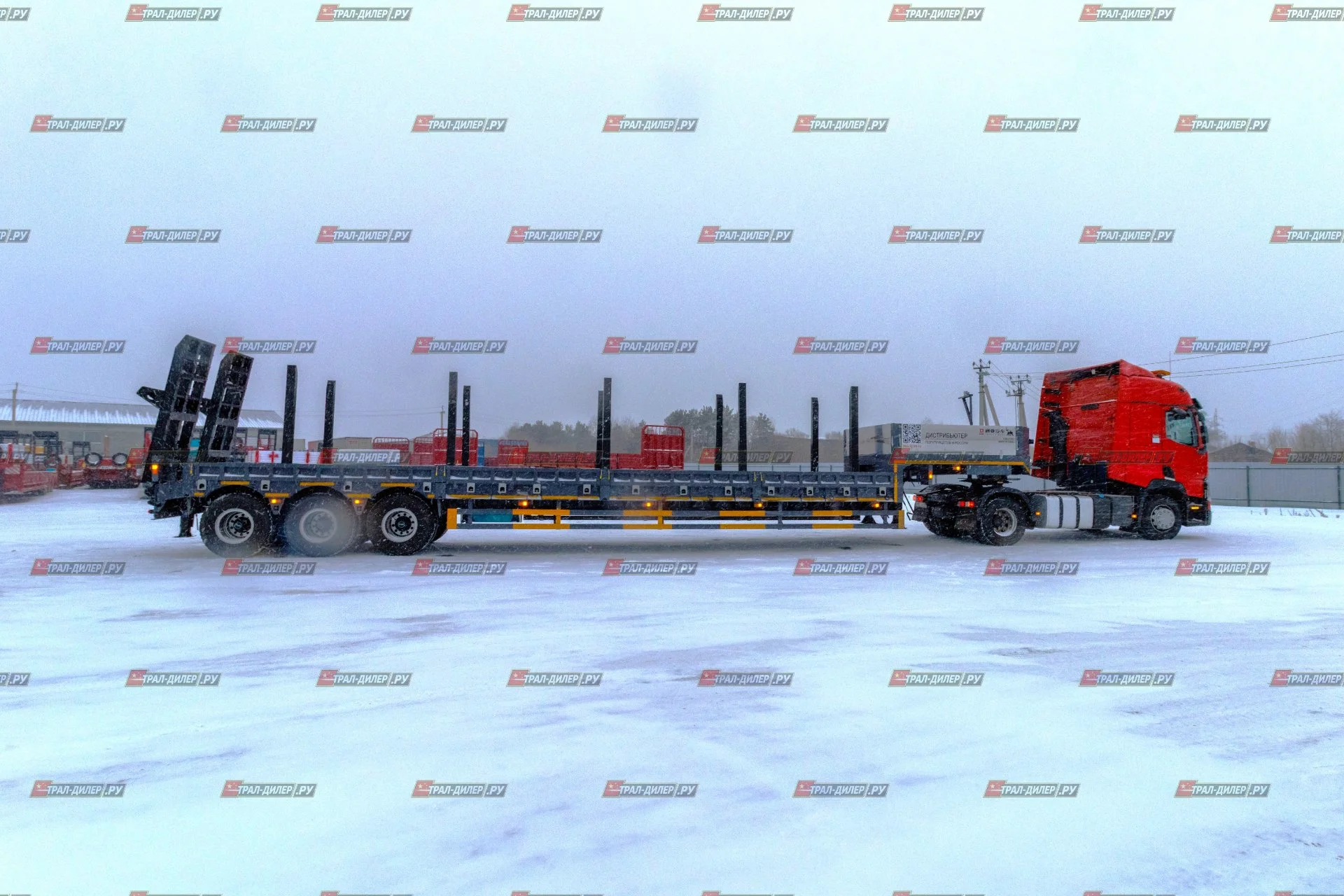 Высокорамный трал Tongyada CTY9603TDPS 80 т - миниатюра 5