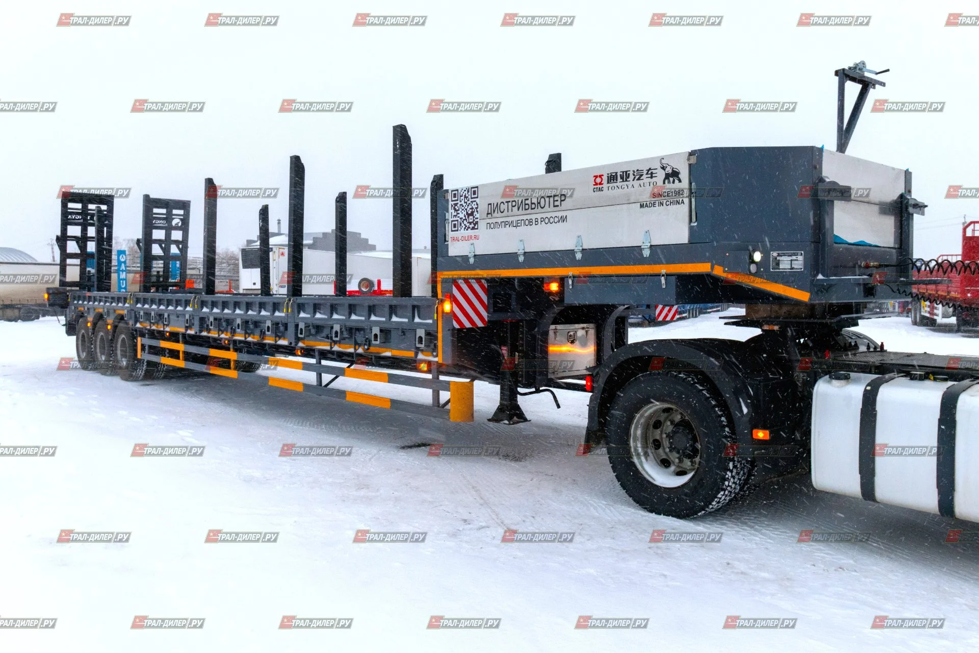 Высокорамный трал Tongyada CTY9603TDPS 80 т - миниатюра 8