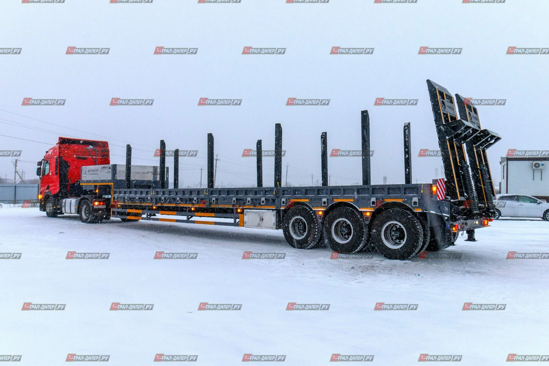 Высокорамный трал Tongyada CTY9603TDPS 80 т - миниатюра 12
