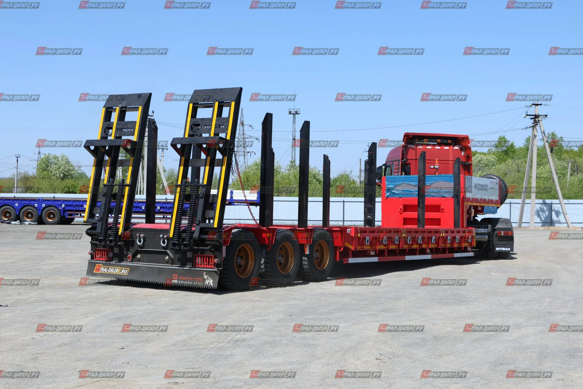 Среднерамный трал Tongyada CTY9603TDPS, 60 т - миниатюра 4