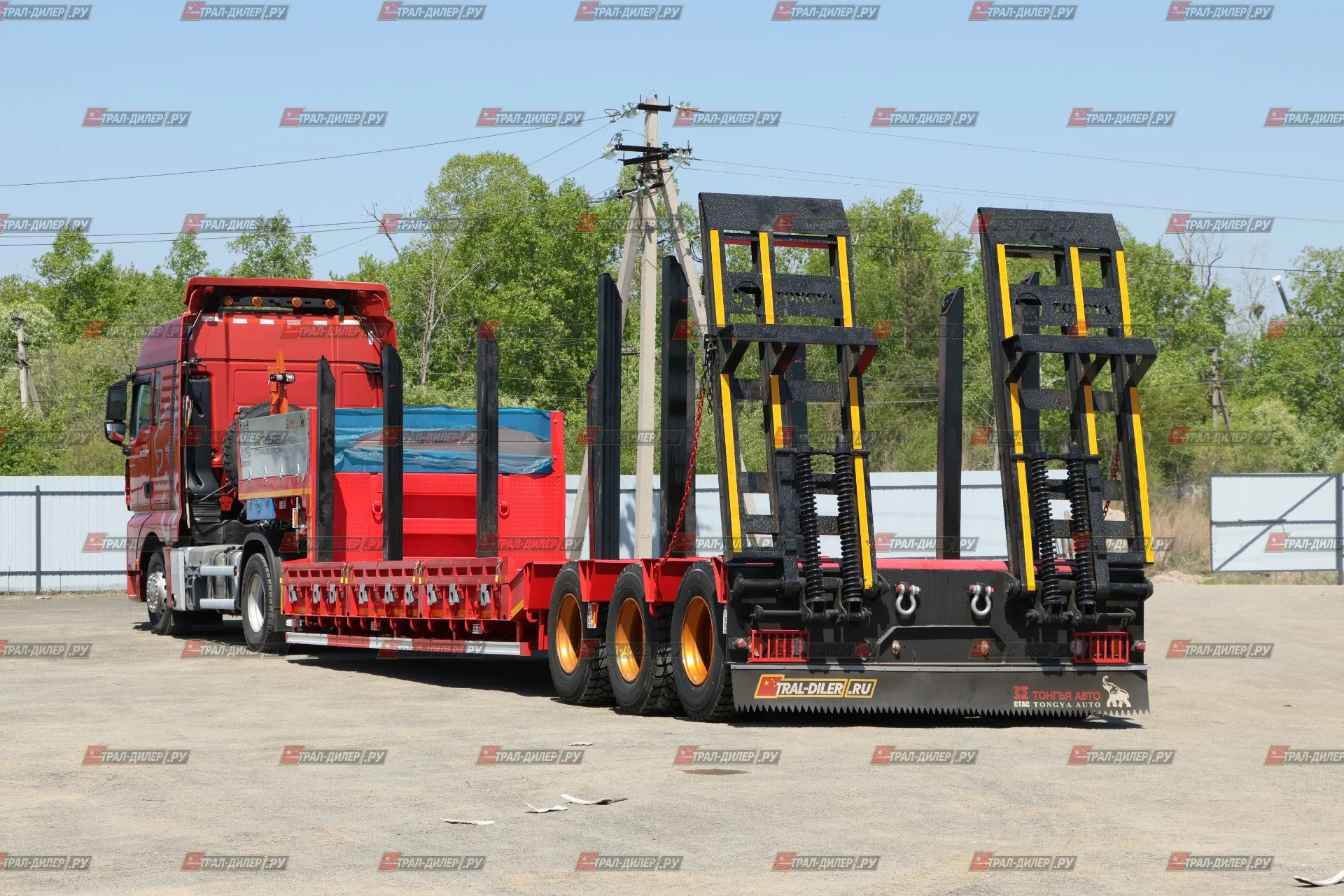 Среднерамный трал Tongyada CTY9603TDPS, 60 т - миниатюра 5