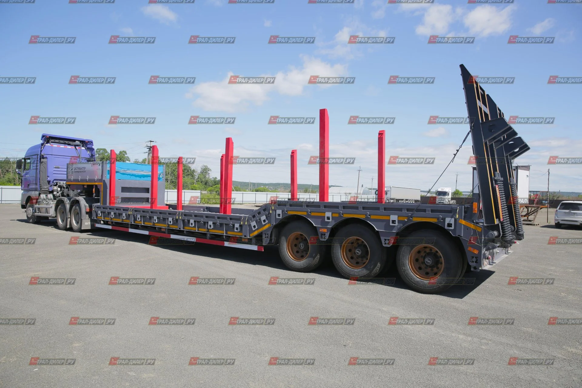 Среднерамный трал-корыто  Tongyada CTY9603TDPS 60 т - миниатюра 14