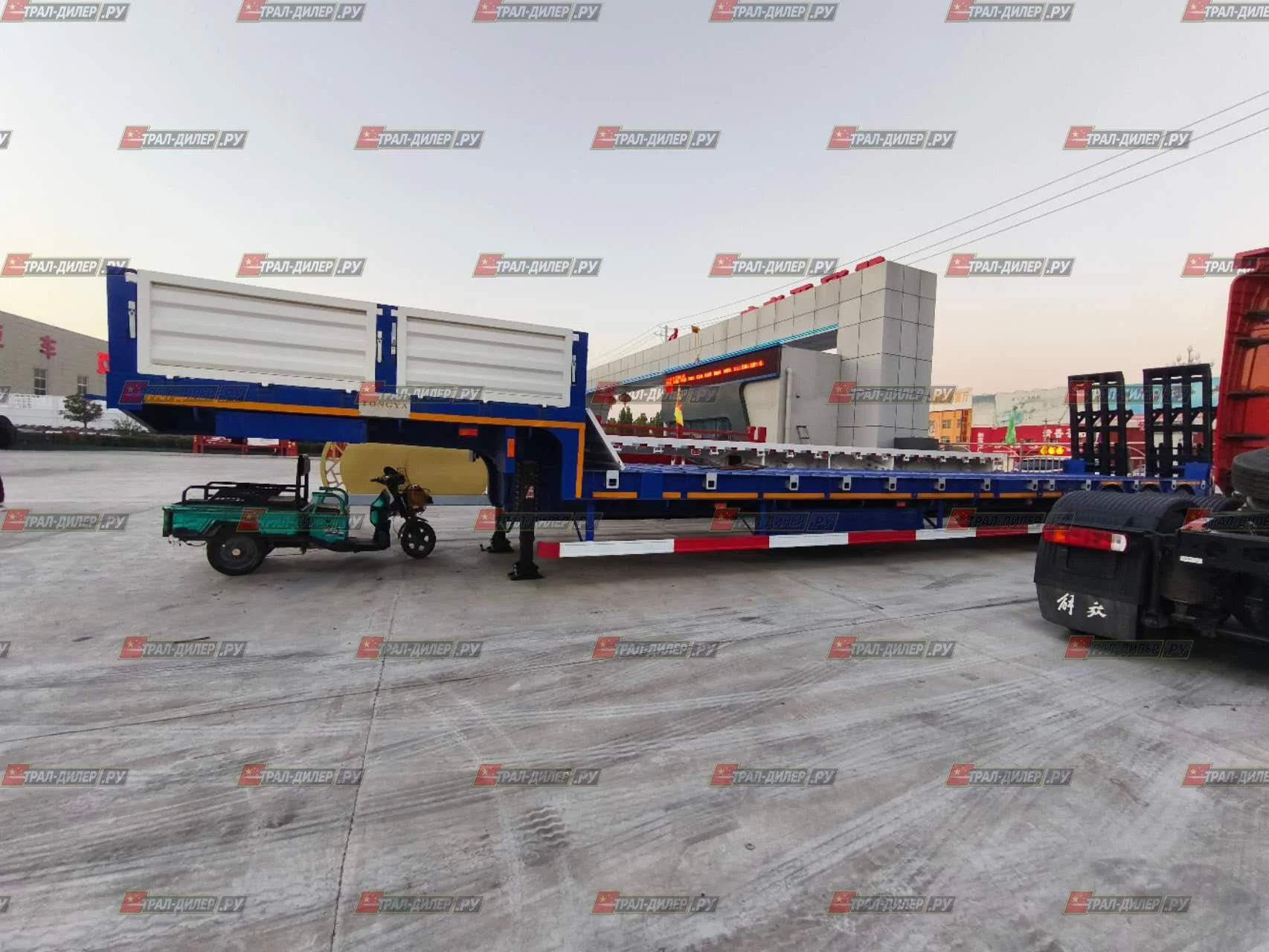 Среднерамный тpал Тongyаdа CTY9603TDPS  17,2 м 60 т - миниатюра 2