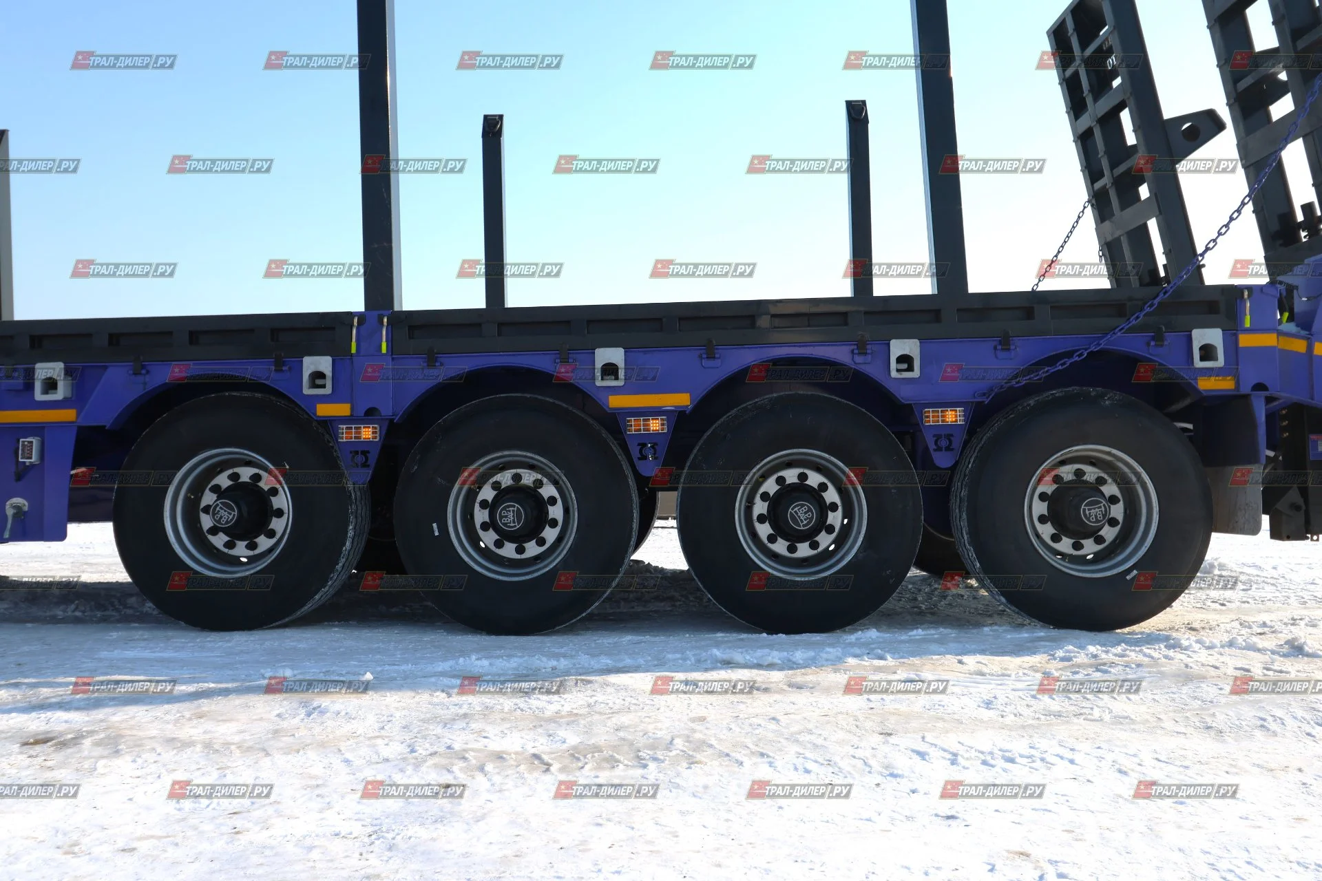 Высокорамный трал Tongyada CTY9804TDPS с тентом - миниатюра 13