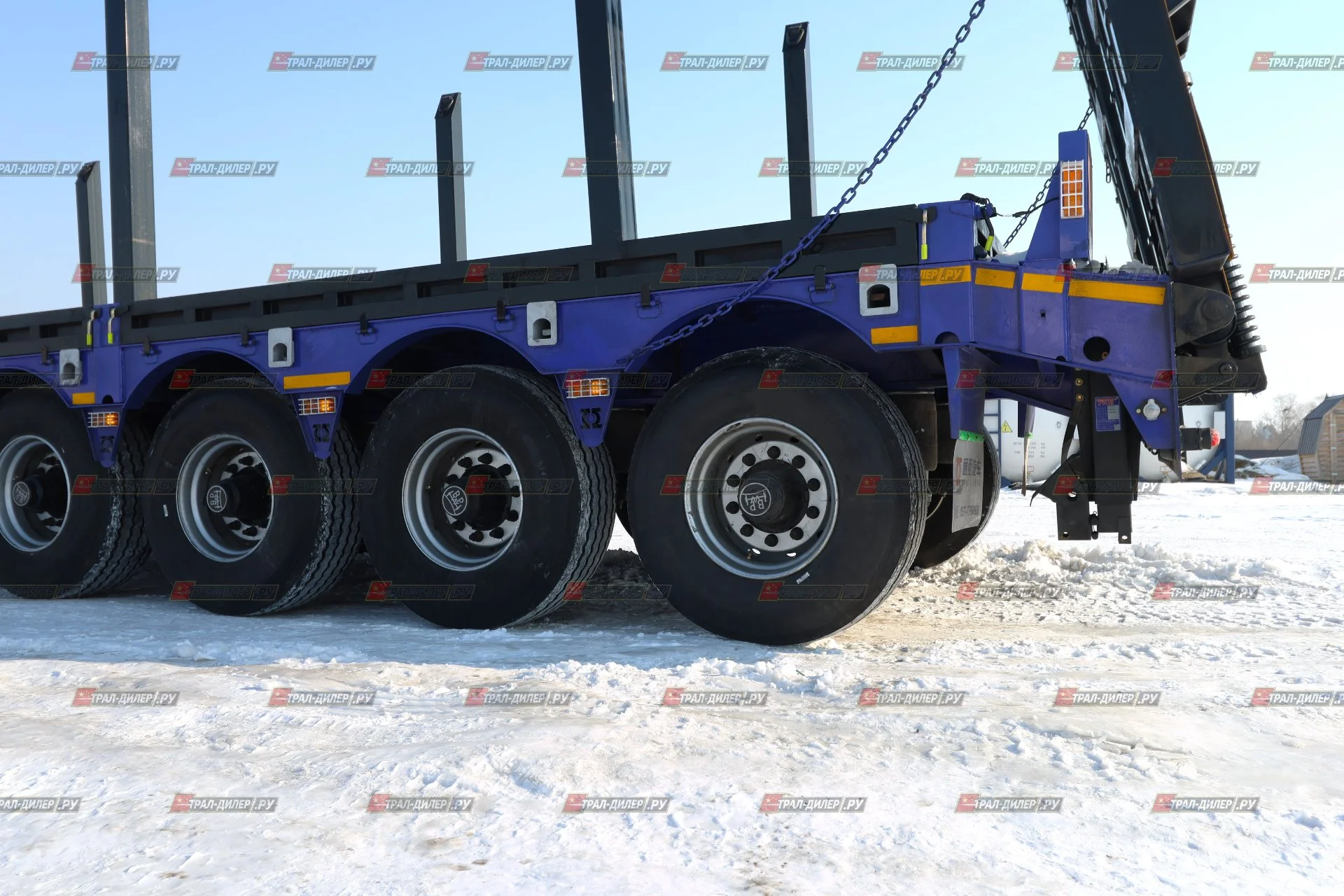 Высокорамный трал Tongyada CTY9804TDPS с тентом - миниатюра 14