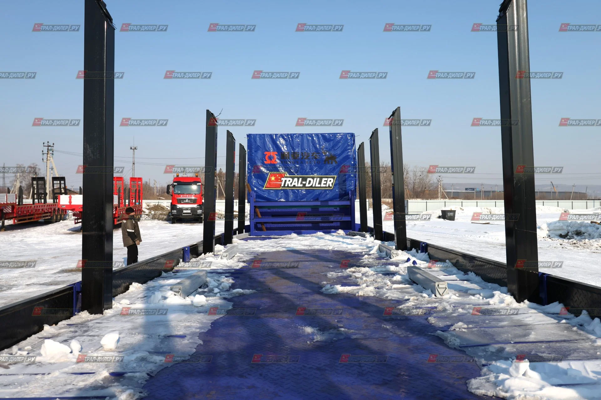 Высокорамный трал Tongyada CTY9804TDPS с тентом - миниатюра 18