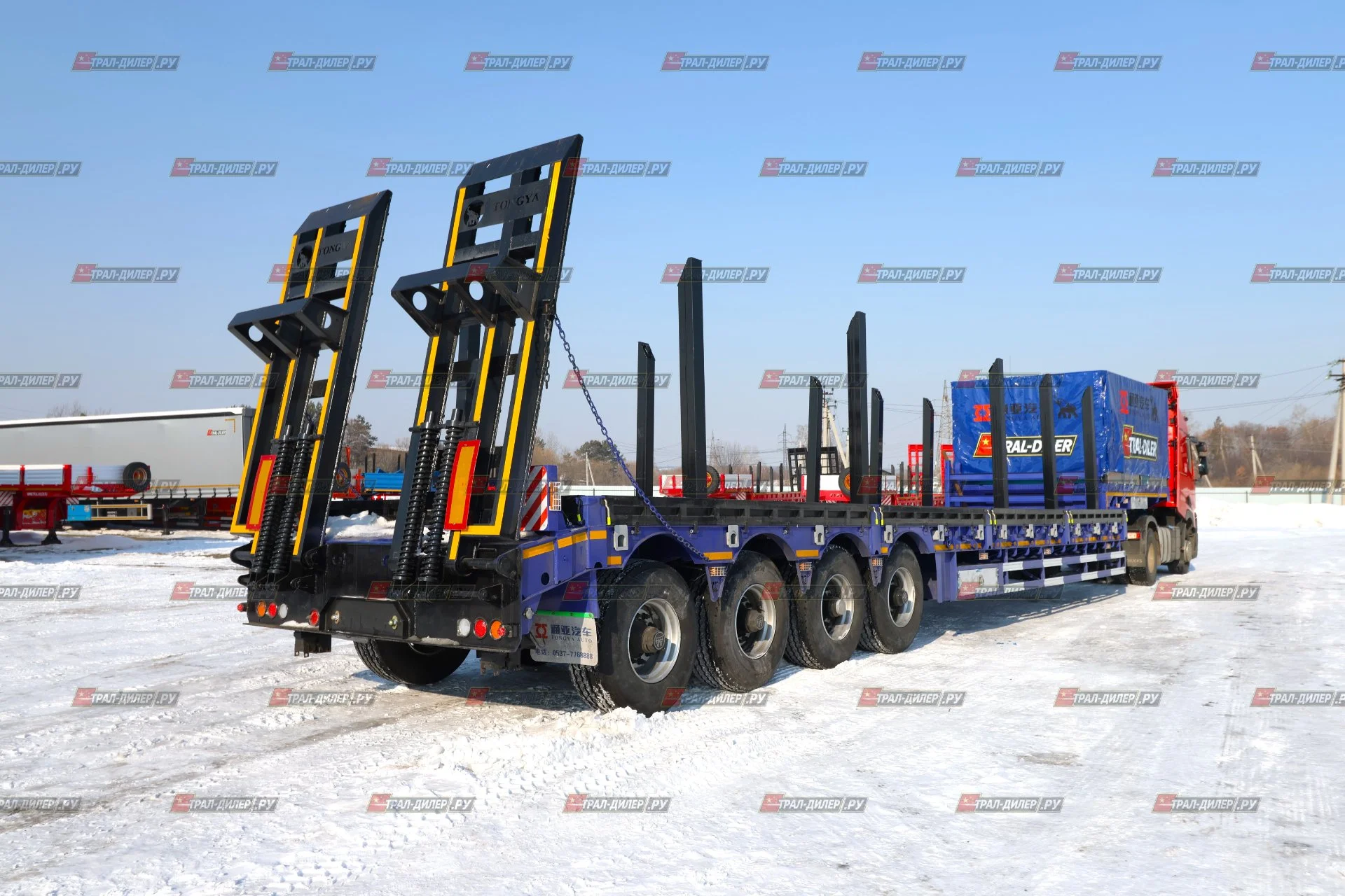 Высокорамный трал Tongyada CTY9804TDPS с тентом - миниатюра 27