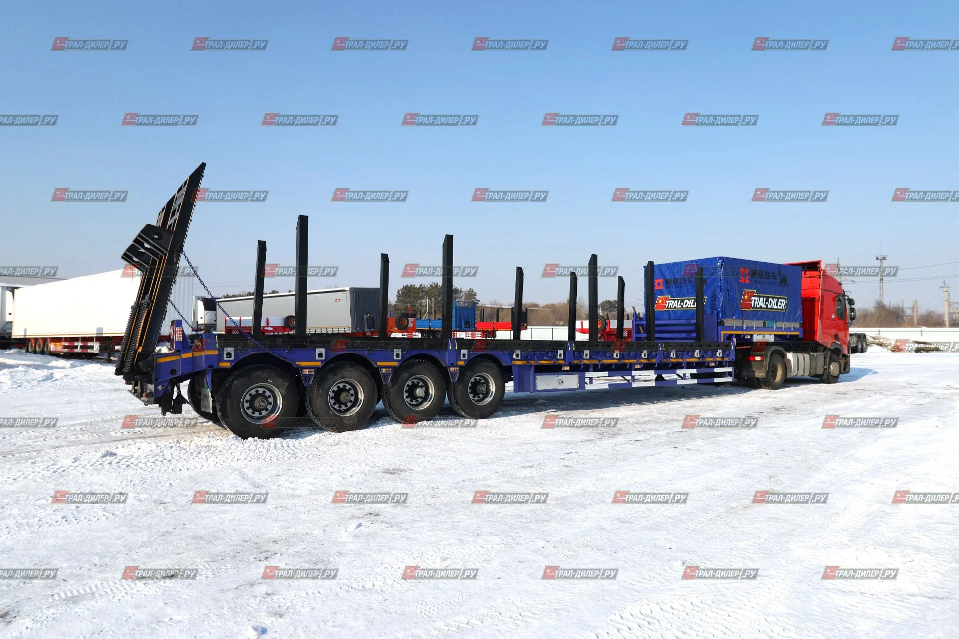 Высокорамный трал Tongyada CTY9804TDPS с тентом - миниатюра 28