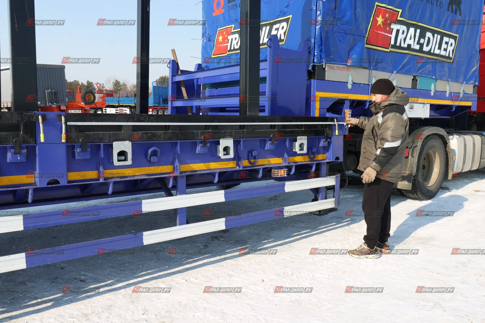 Высокорамный трал Tongyada CTY9804TDPS с тентом - миниатюра 40