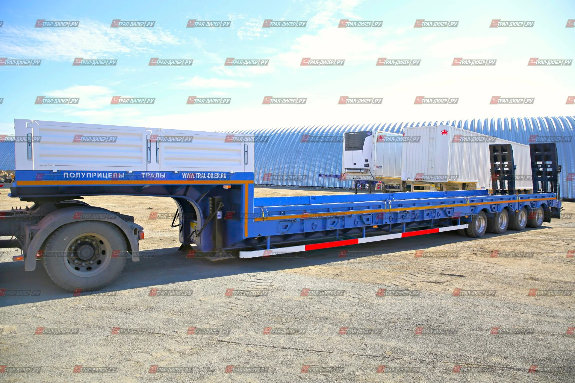 В наличии! Низкорамный трал Amur LYR9708TDP оси BPW - миниатюра 2