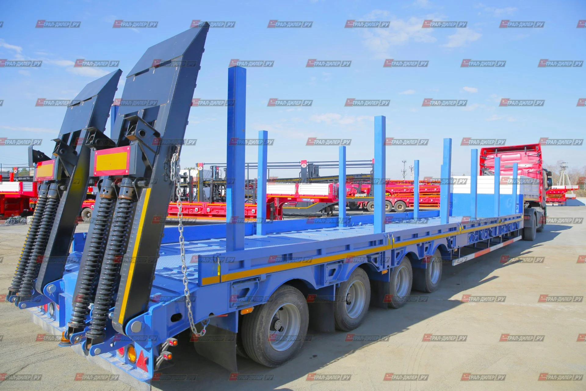 В наличии! Низкорамный трал Amur LYR9708TDP оси BPW - миниатюра 3