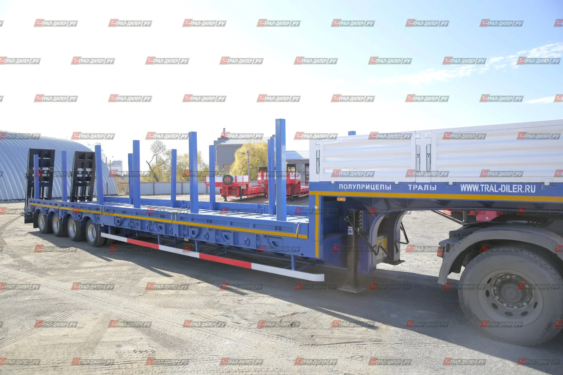 В наличии! Низкорамный трал Amur LYR9708TDP оси BPW - миниатюра 4