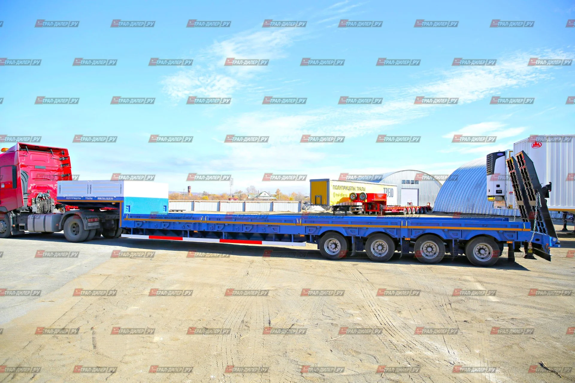 В наличии! Низкорамный трал Amur LYR9708TDP оси BPW - миниатюра 8