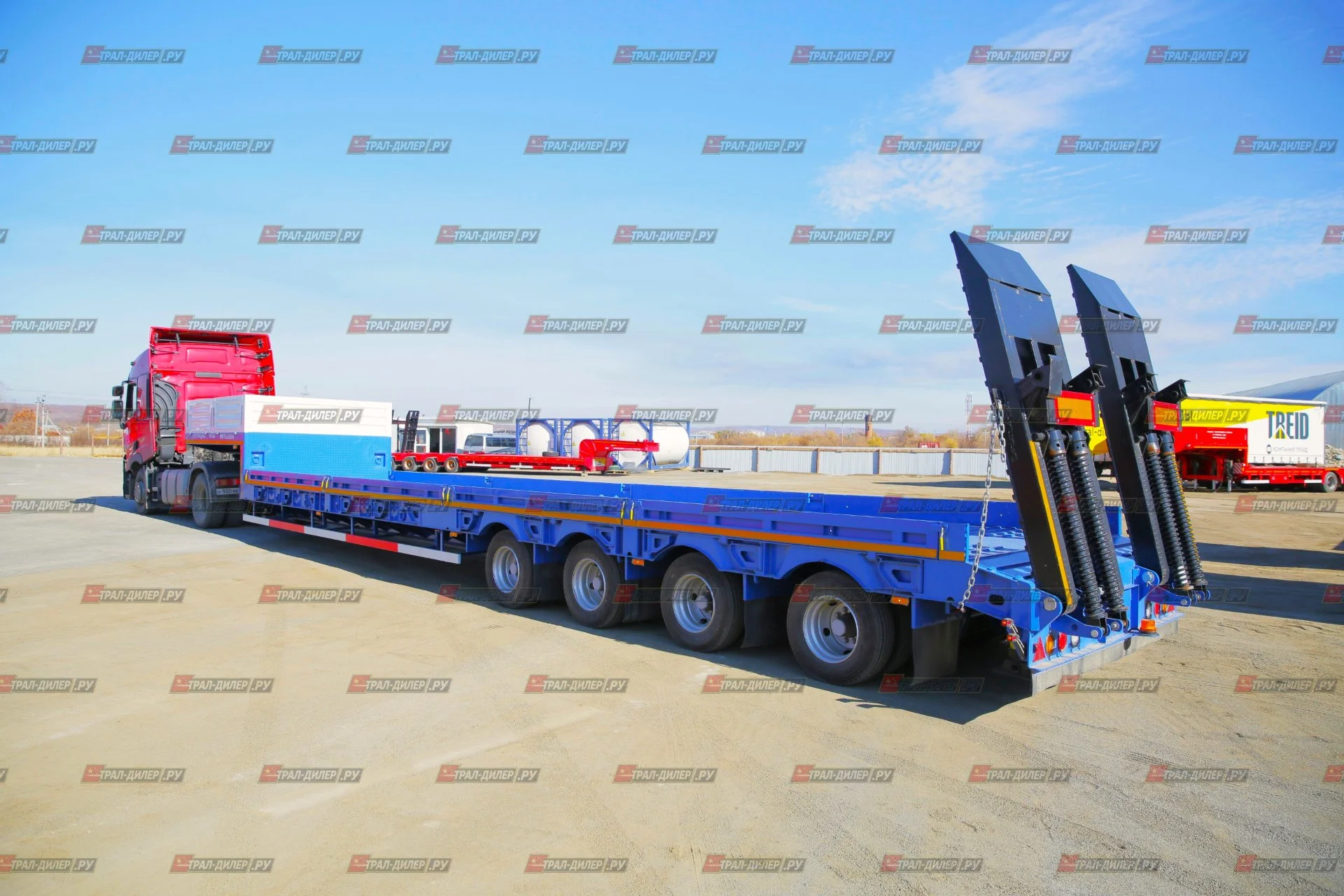 В наличии! Низкорамный трал Amur LYR9708TDP оси BPW - миниатюра 9
