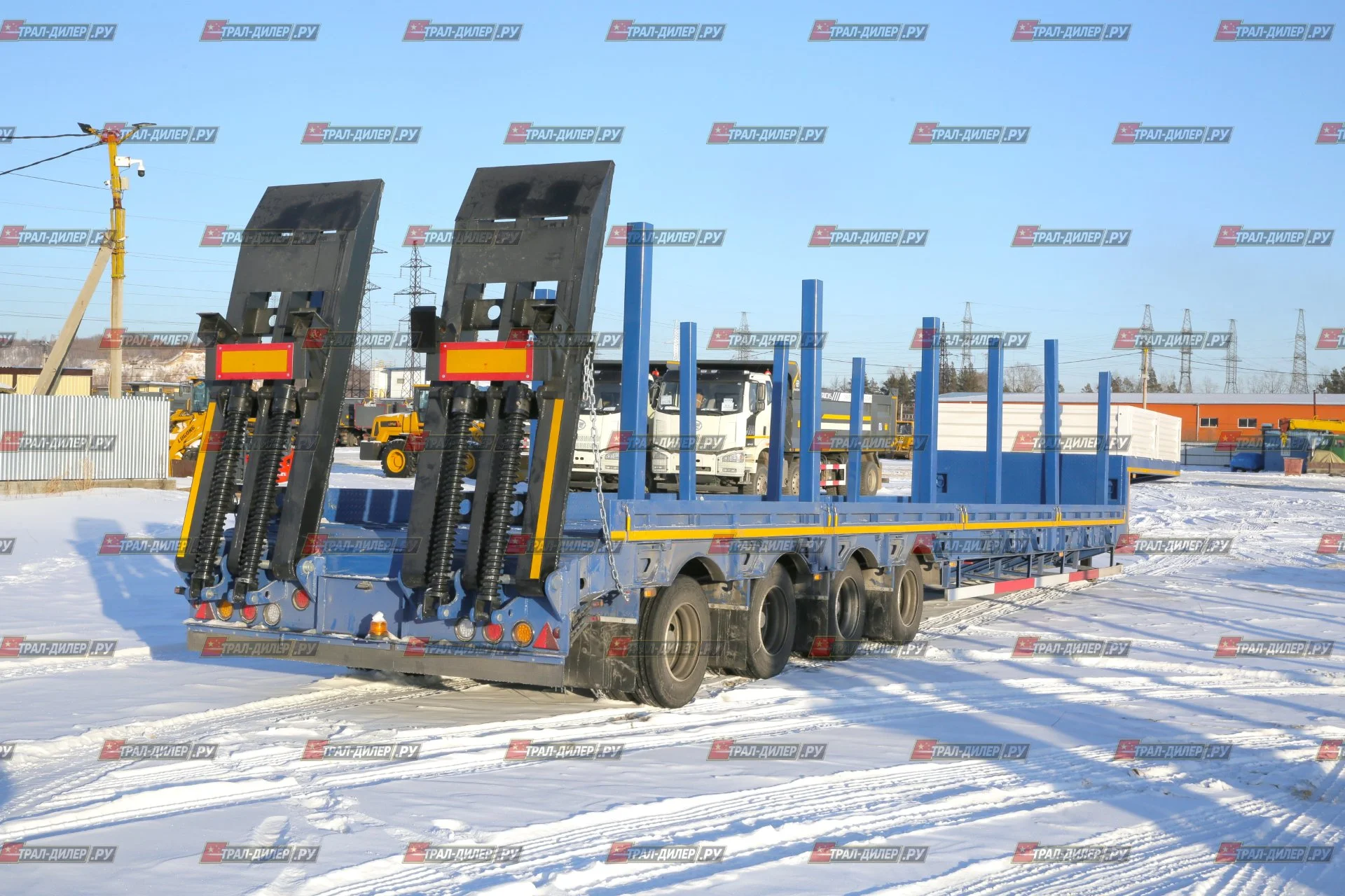 В наличии! Низкорамный трал Amur LYR9708TDP оси BPW - миниатюра 2