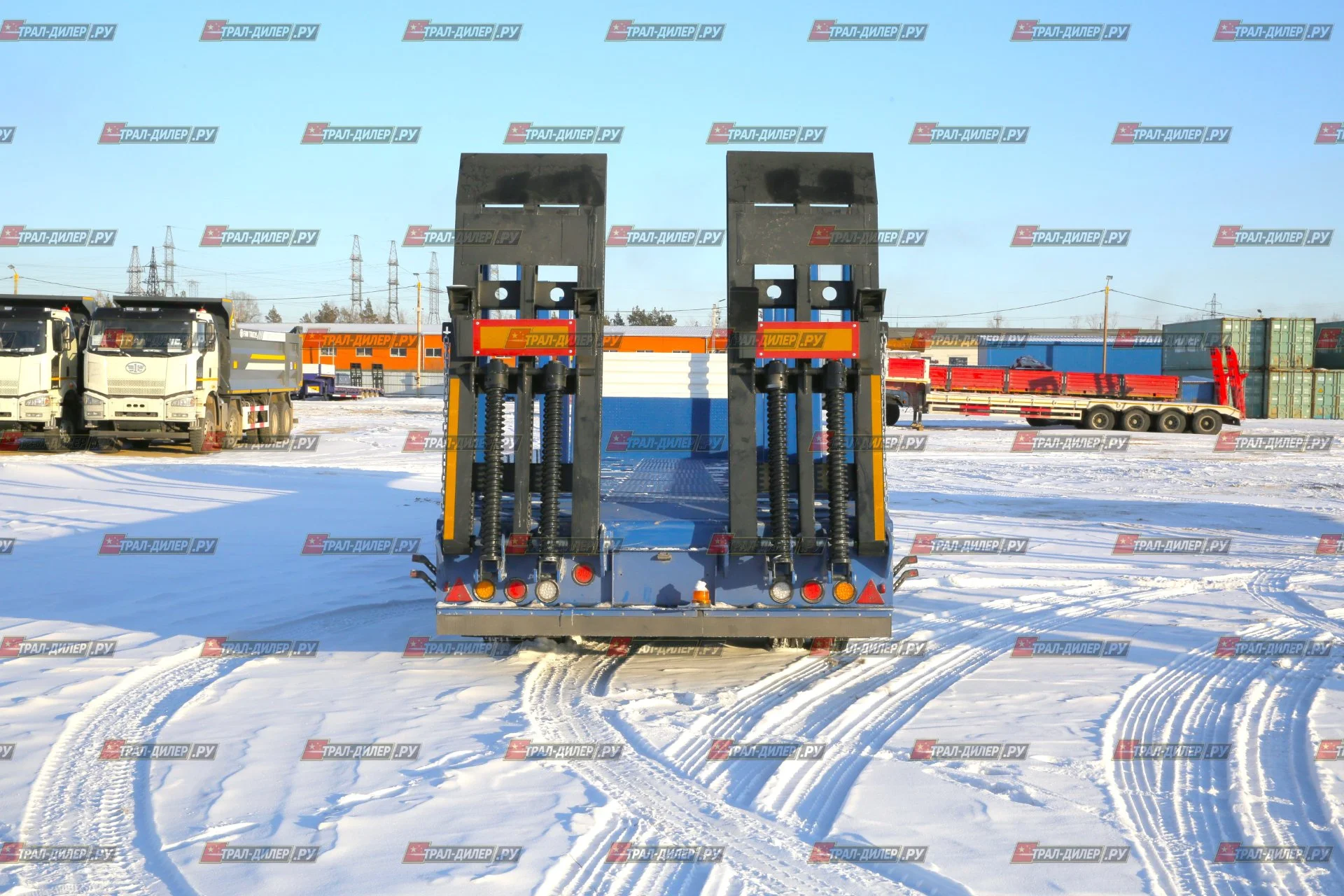 В наличии! Низкорамный трал Amur LYR9708TDP оси BPW - миниатюра 3