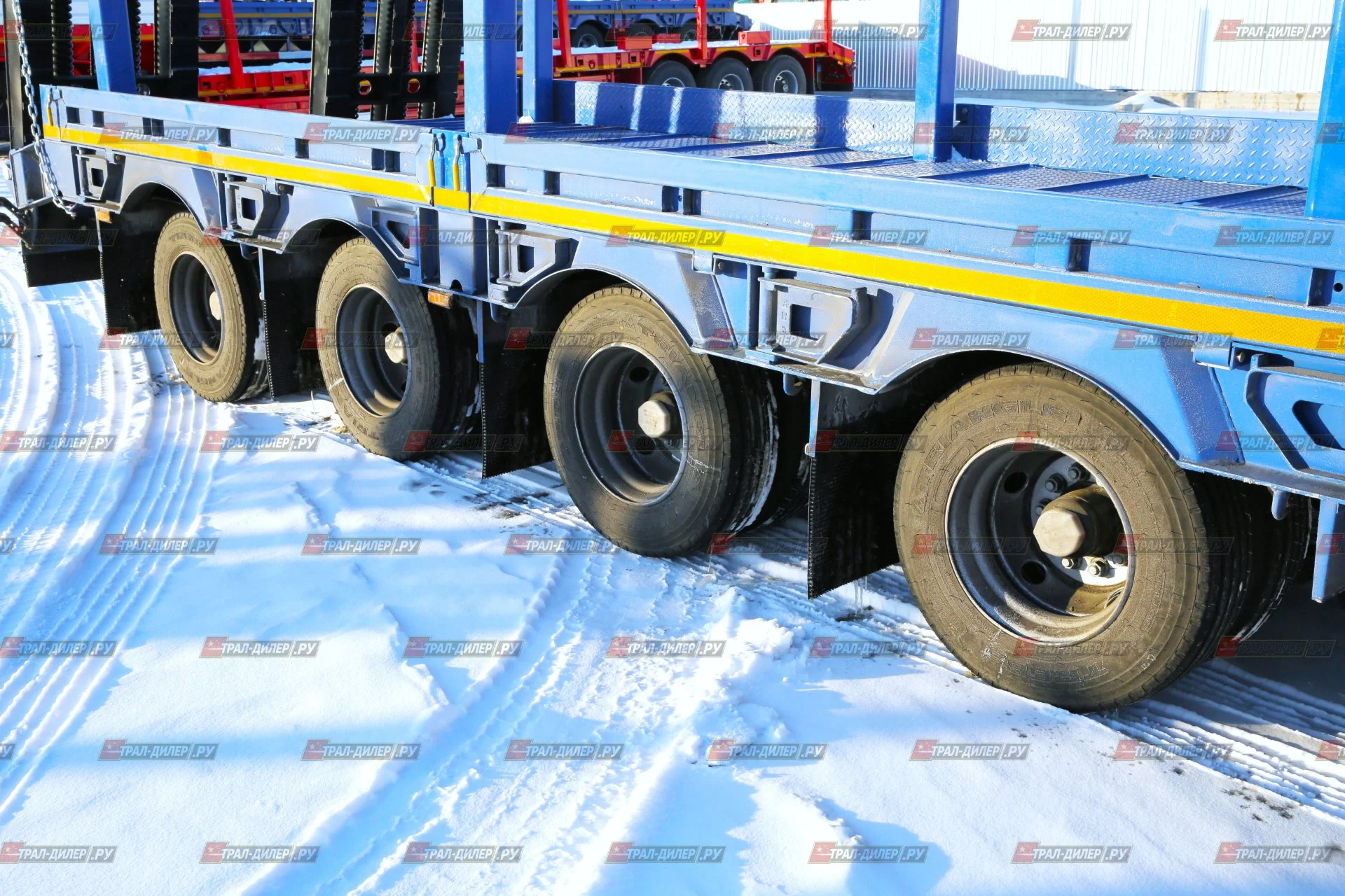 В наличии! Низкорамный трал Amur LYR9708TDP оси BPW - миниатюра 6
