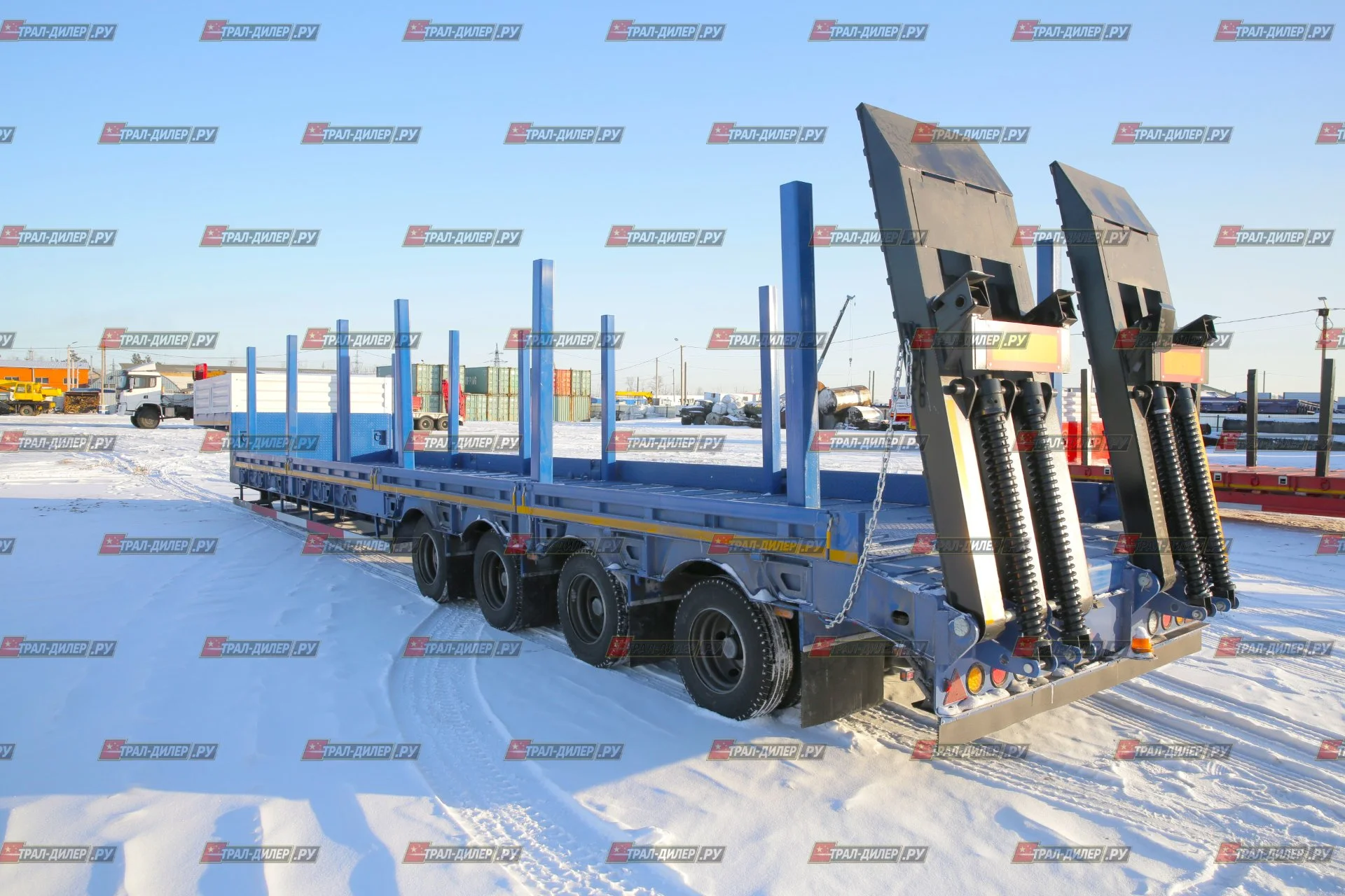 В наличии! Низкорамный трал Amur LYR9708TDP оси BPW - миниатюра 10