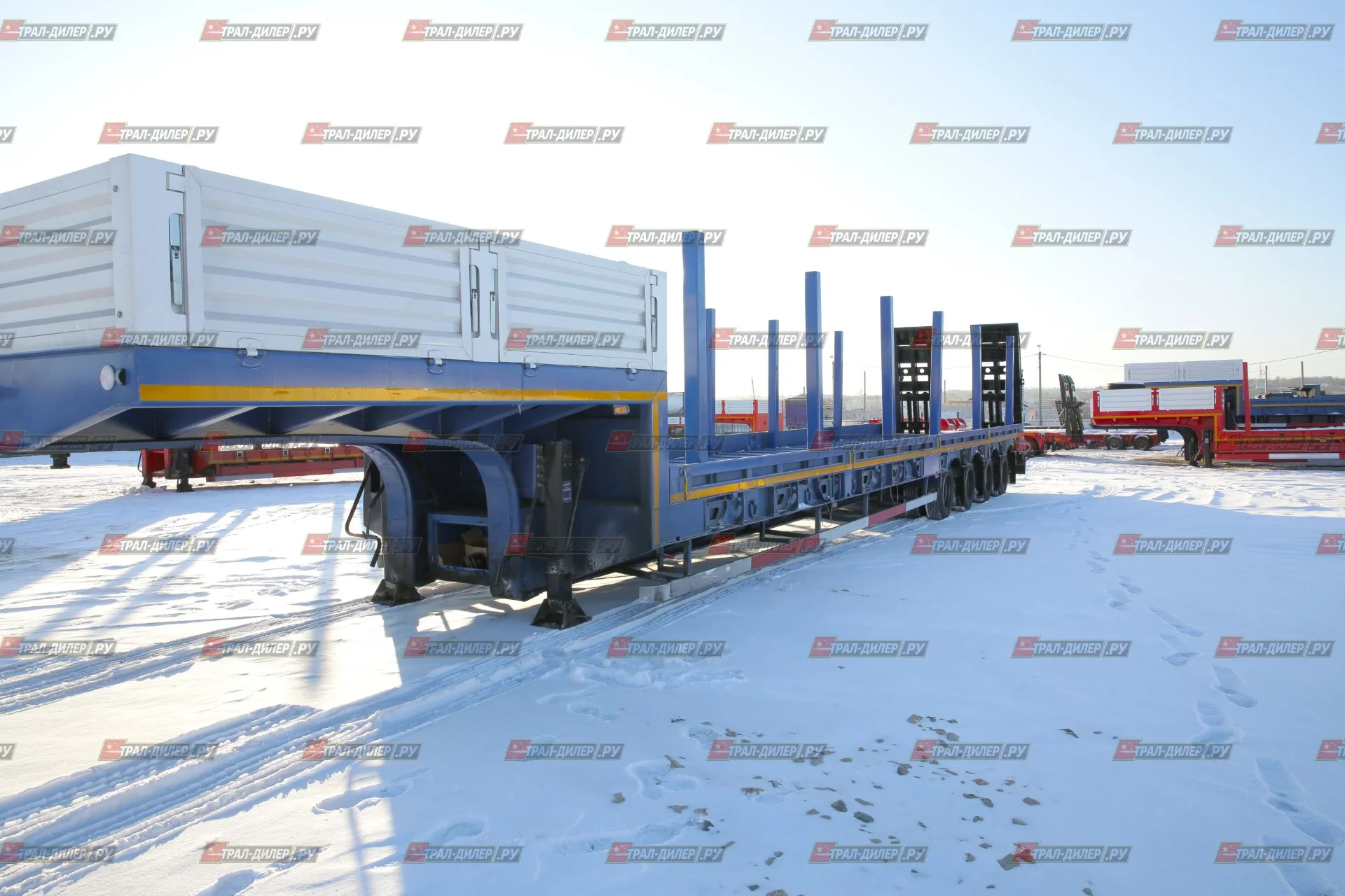 В наличии! Низкорамный трал Amur LYR9708TDP оси BPW - миниатюра 14